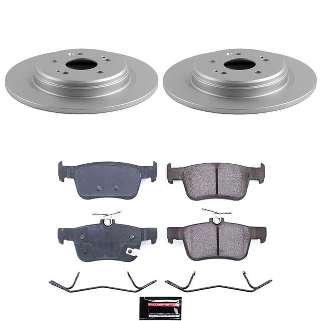 Power Stop 19-24 Acura RDX Rear Z17 Coated Brake Kit