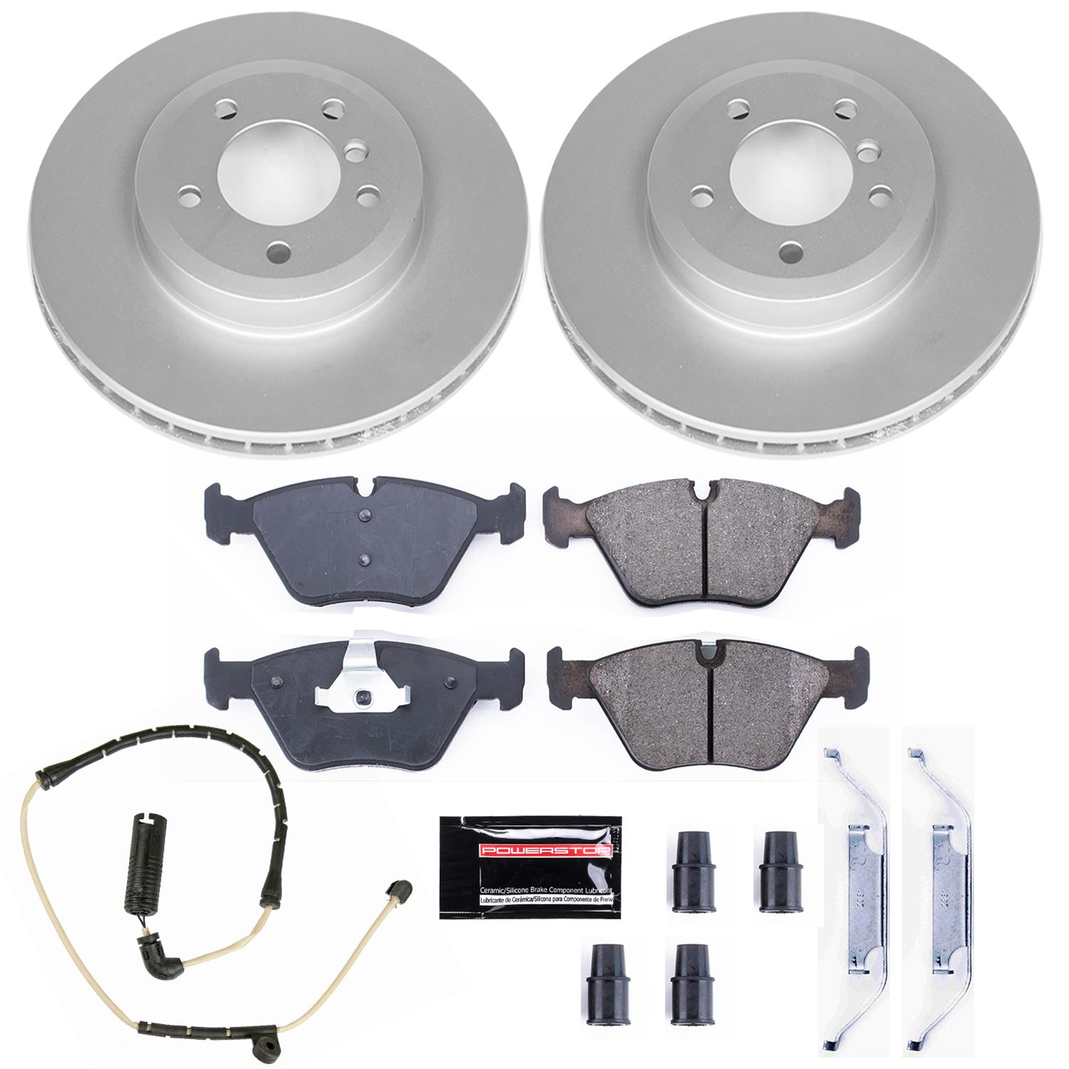 Power Stop 06-08 BMW Z4 Front & Rear Z23 Evolution Sport Coated Brake Kit (1x psbCRK928, 1x psbCRK962) thumbnail 5