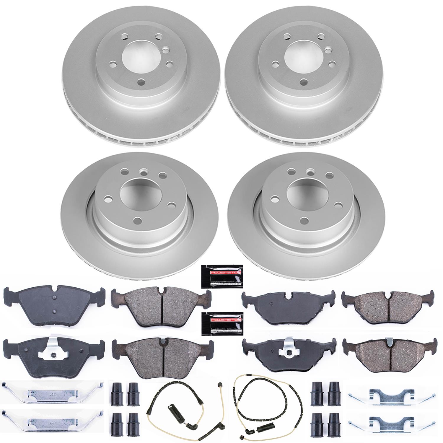 Power Stop 06-08 BMW Z4 Front & Rear Z23 Evolution Sport Coated Brake Kit (1x psbCRK928, 1x psbCRK962) thumbnail 4