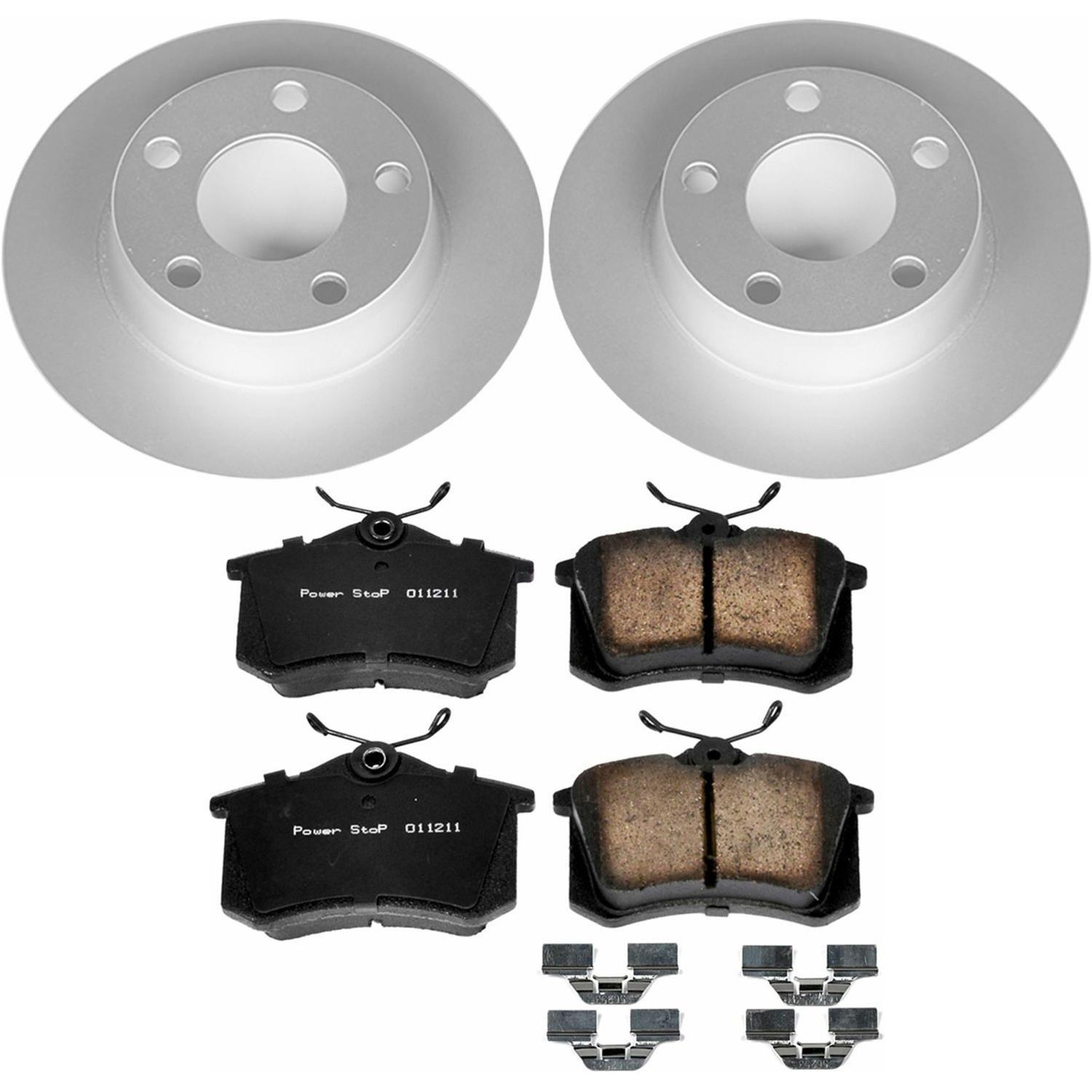 Power Stop 02-04 Audi A6 Quattro Front & Rear Z23 Evolution Sport Coated Brake Kit (1x psbCRK891, 1x psbCRK941) thumbnail 3