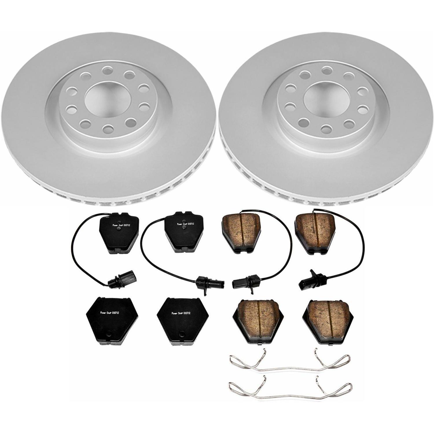 Power Stop 00-04 Audi A6 Quattro Front & Rear Z23 Evolution Sport Coated Brake Kit (1x psbCRK4847, 1x psbCRK948) thumbnail 8