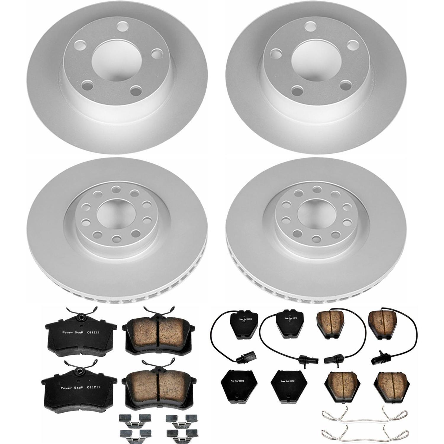 Power Stop 02-04 Audi A6 Quattro Front & Rear Z23 Evolution Sport Coated Brake Kit (1x psbCRK941, 1x psbCRK948) thumbnail 4