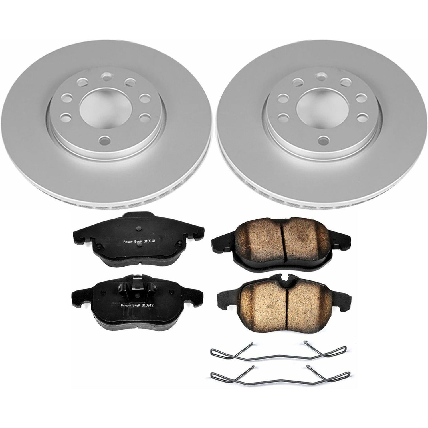Power Stop 03-11 Saab 9-3 Front & Rear Z23 Evolution Sport Coated Brake Kit (1x psbCRK978, 1x psbCRK981) thumbnail 5