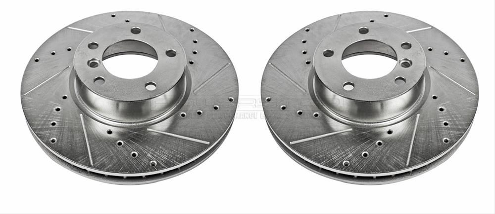 Power Stop JBR1311XPR Front Evolution Drilled & Slotted Rotor Pair