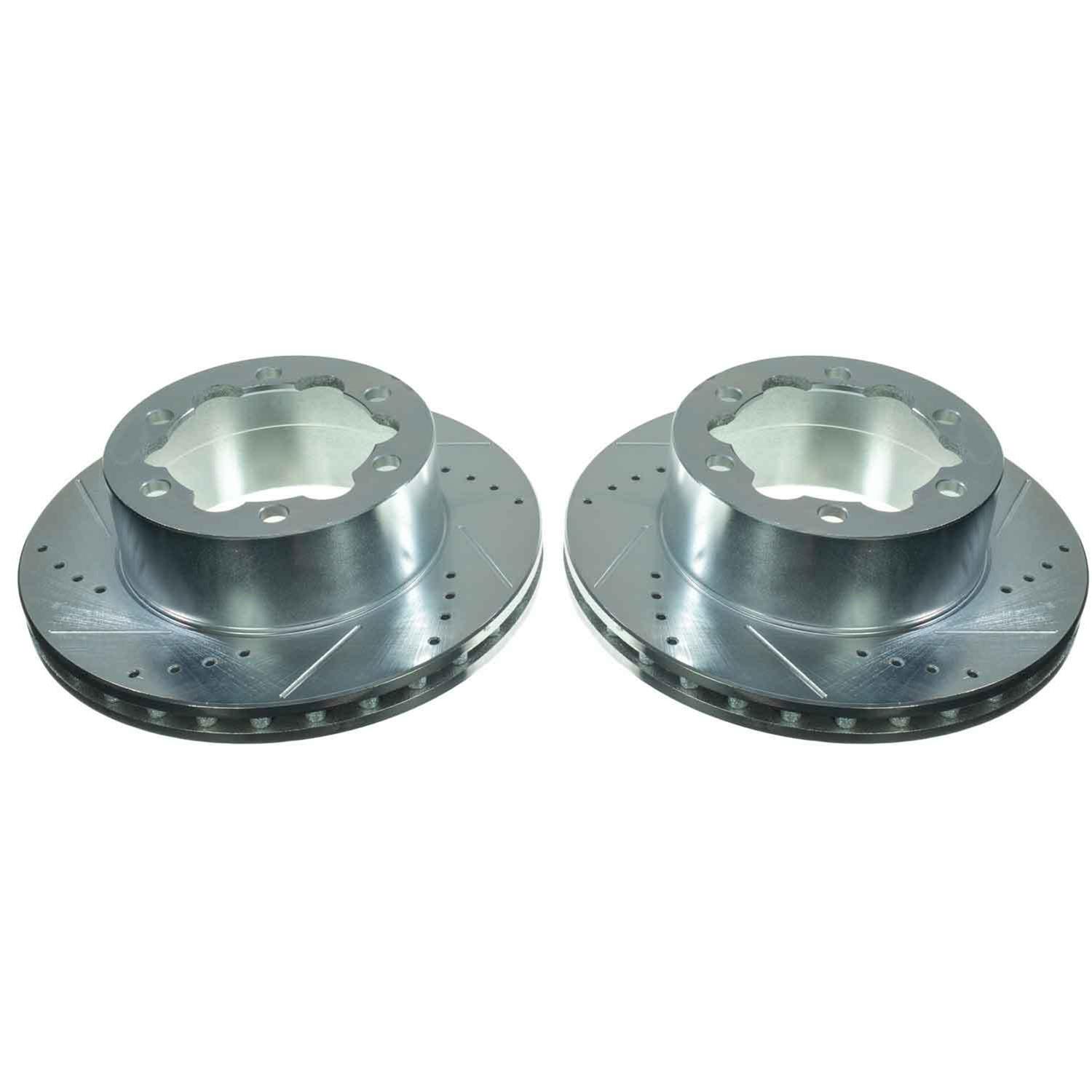 Power Stop EBR1037XPR Power Stop Evolution Drilled and Slotted Rotors