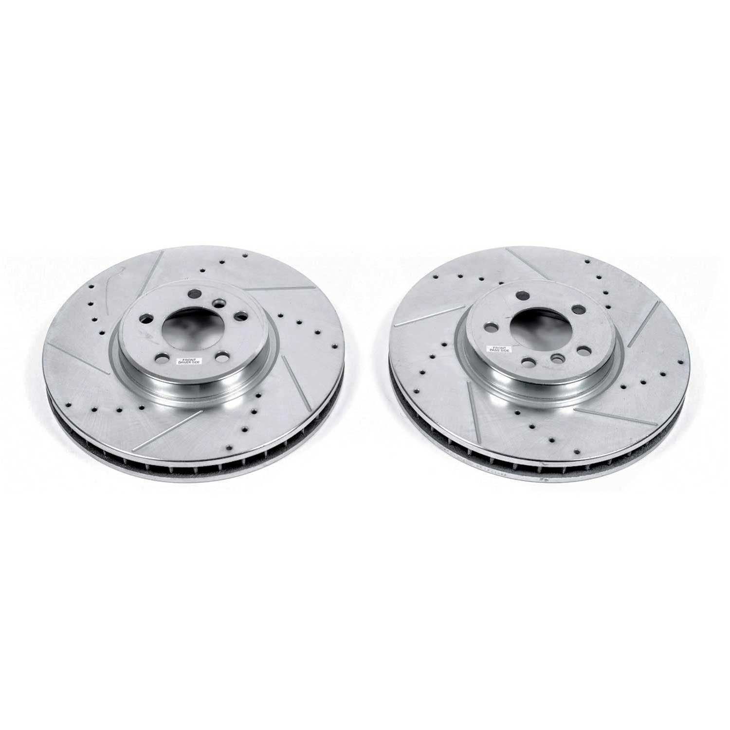 Power Stop 11-18 BMW X5 Front Evolution Drilled & Slotted Rotors - Pair thumbnail 4