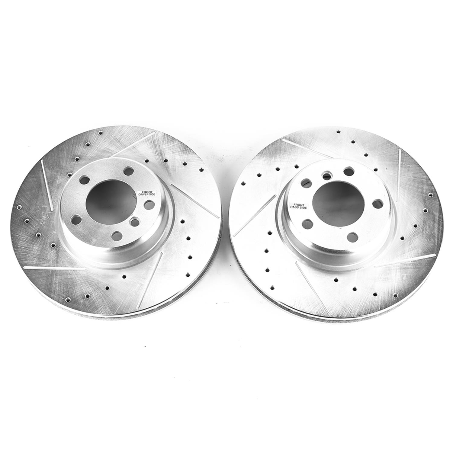 Power Stop EBR1402XPR Power Stop Evolution Drilled and Slotted Rotors