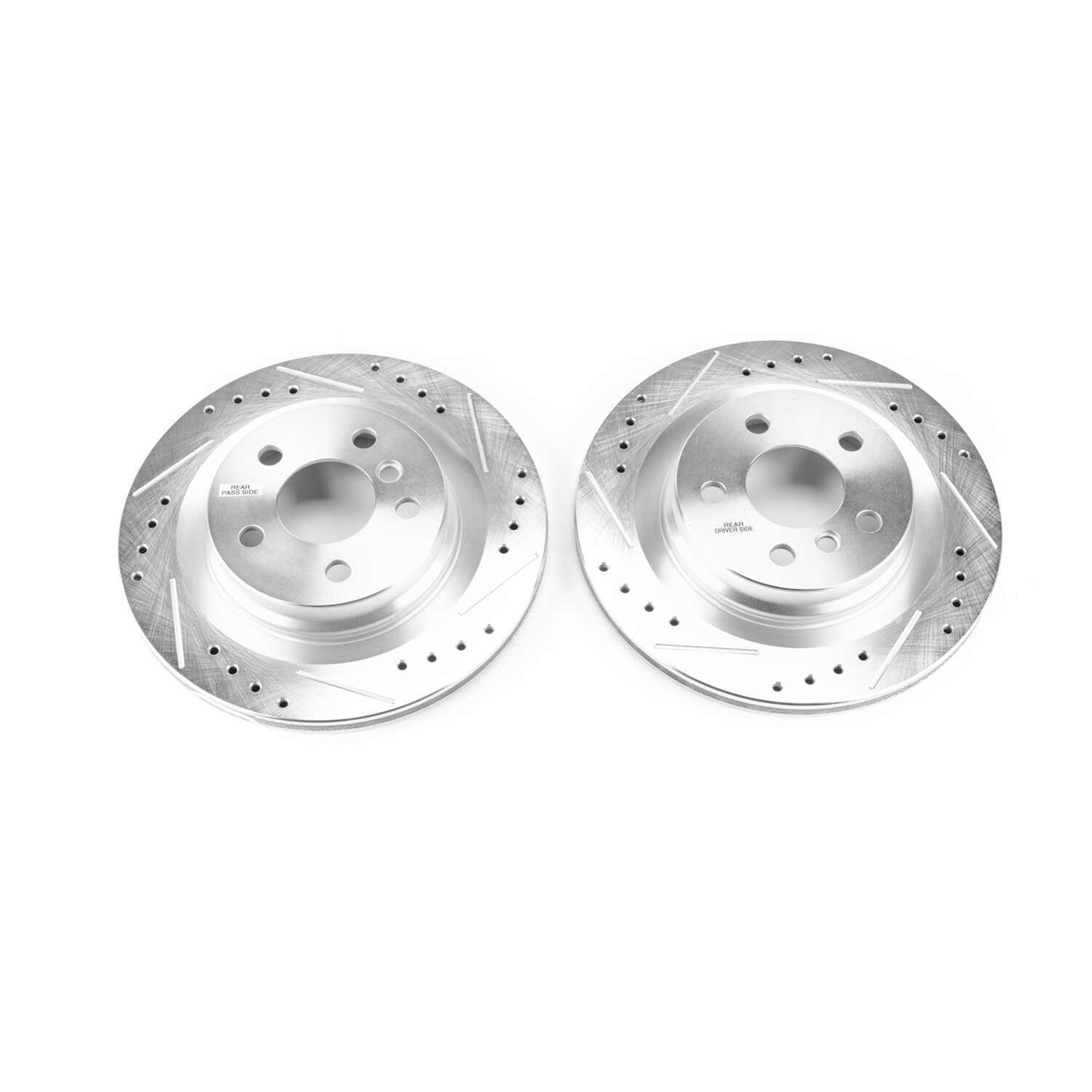 Power Stop EBR1657XPR Power Stop Evolution Drilled and Slotted Rotors