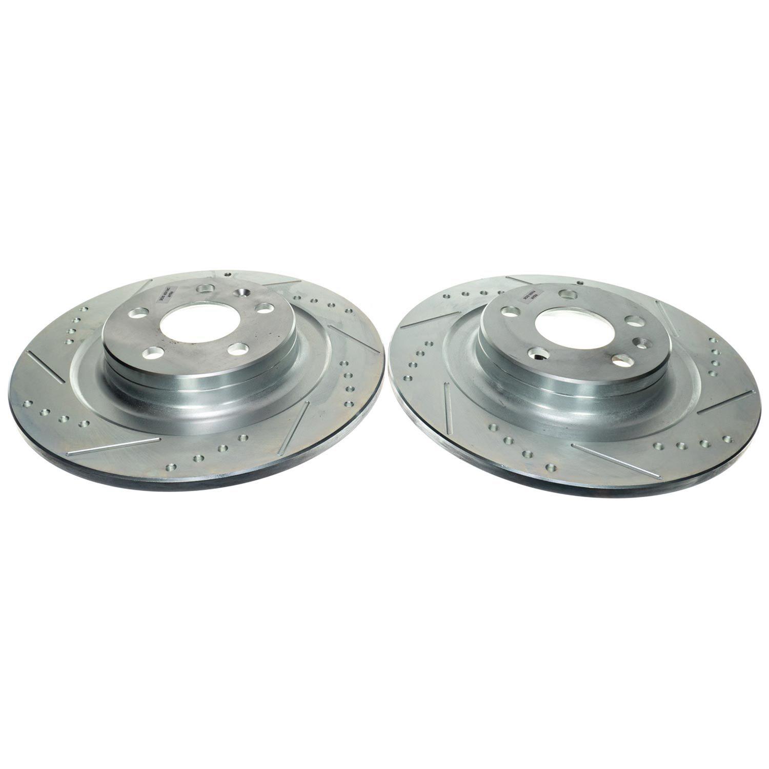 Power Stop EBR1698XPR Power Stop Evolution Drilled and Slotted Rotors