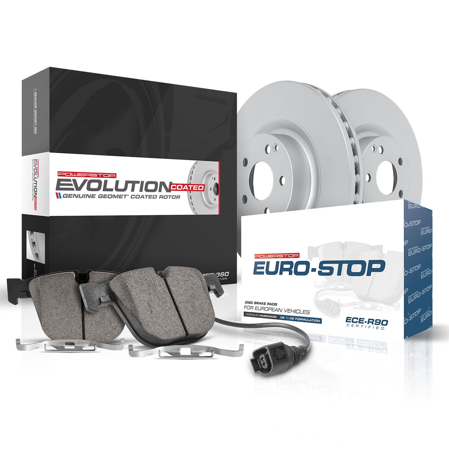Power Stop 06-13 Volvo C70 Front & Rear Euro-Stop Brake Kit (1x psbESK4613, 1x psbESK5430) thumbnail 5