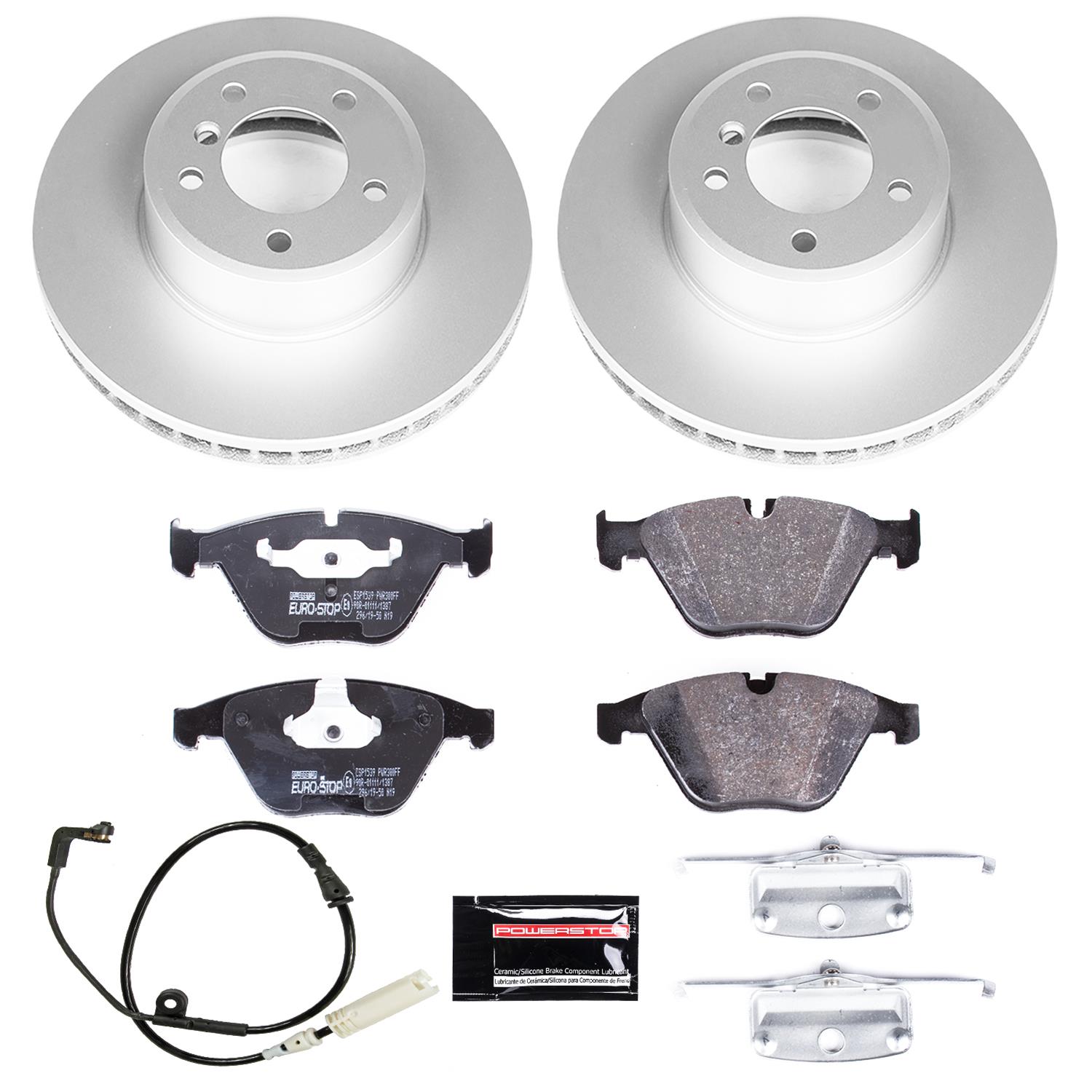 Power Stop 06-07 BMW 530xi Front & Rear Euro-Stop Brake Kit (1x psbESK2110, 1x psbESK5492) thumbnail 5