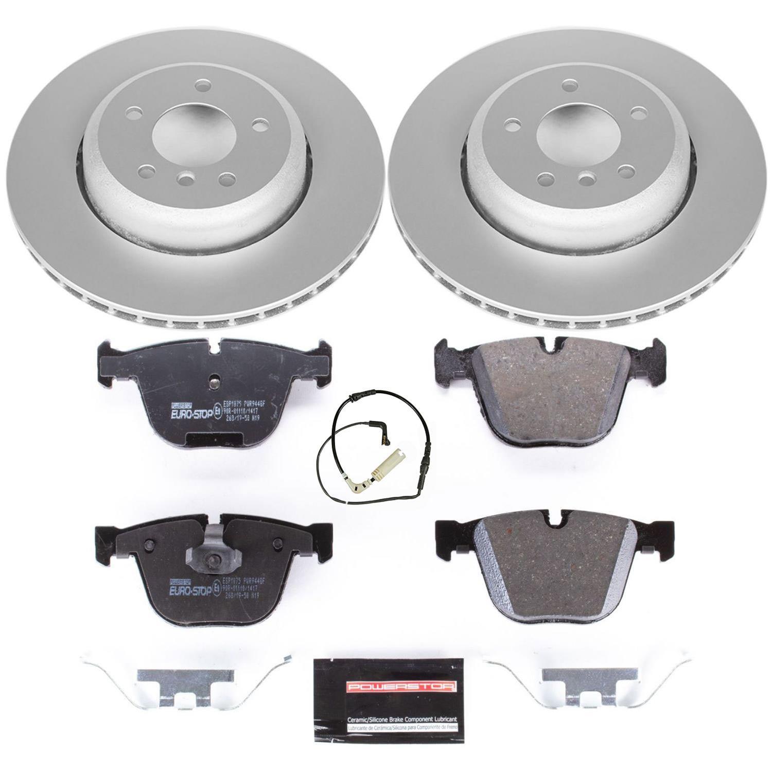 Power Stop 08-10 BMW 535i Front & Rear Euro-Stop Brake Kit (1x psbESK2940, 1x psbESK2918) thumbnail 8
