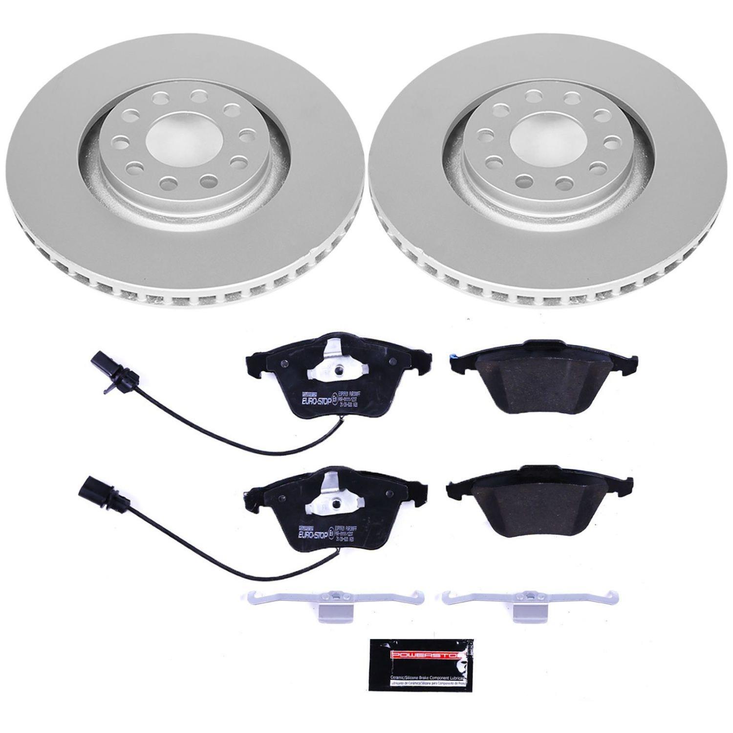 Power Stop 05-09 Audi A4 Front & Rear Euro-Stop Brake Kit (1x psbESK4624, 1x psbESK2990) thumbnail 5
