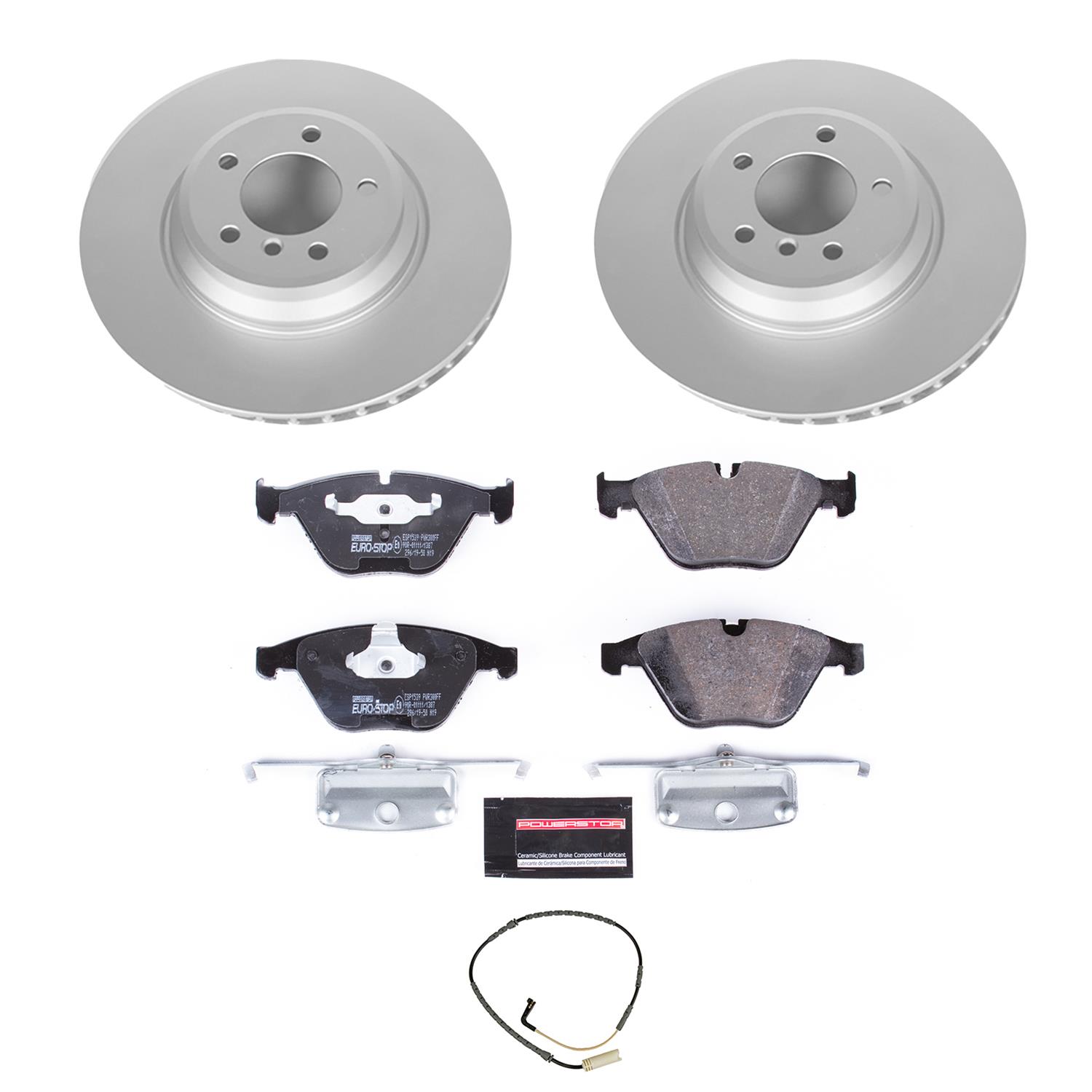 Power Stop 2009 BMW 335i xDrive Front & Rear Euro-Stop Brake Kit (1x psbESK045, 1x psbESK3015) thumbnail 9