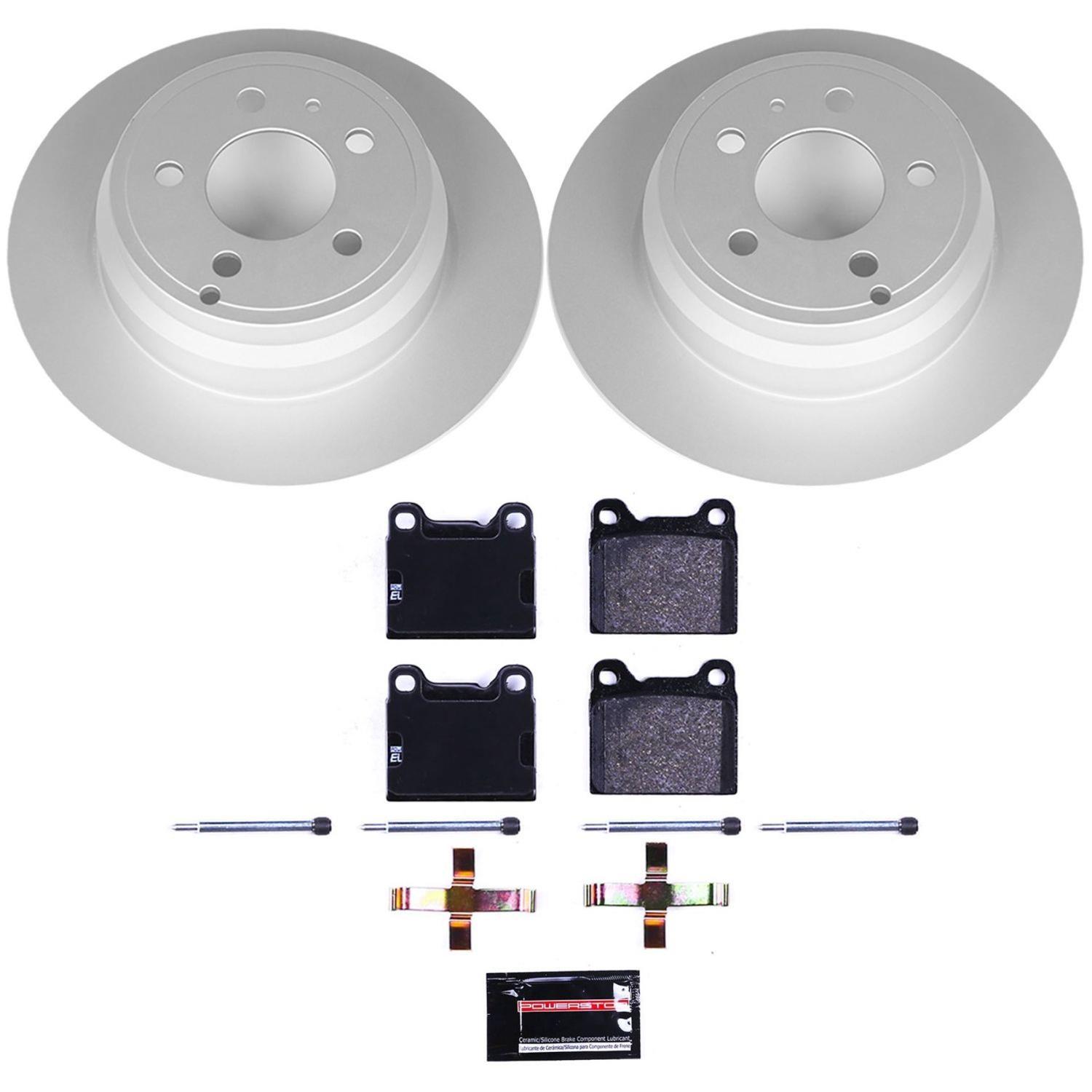 Power Stop 94-97 Volvo 850 Front & Rear Euro-Stop Brake Kit (1x psbESK3145, 1x psbESK572) thumbnail 9