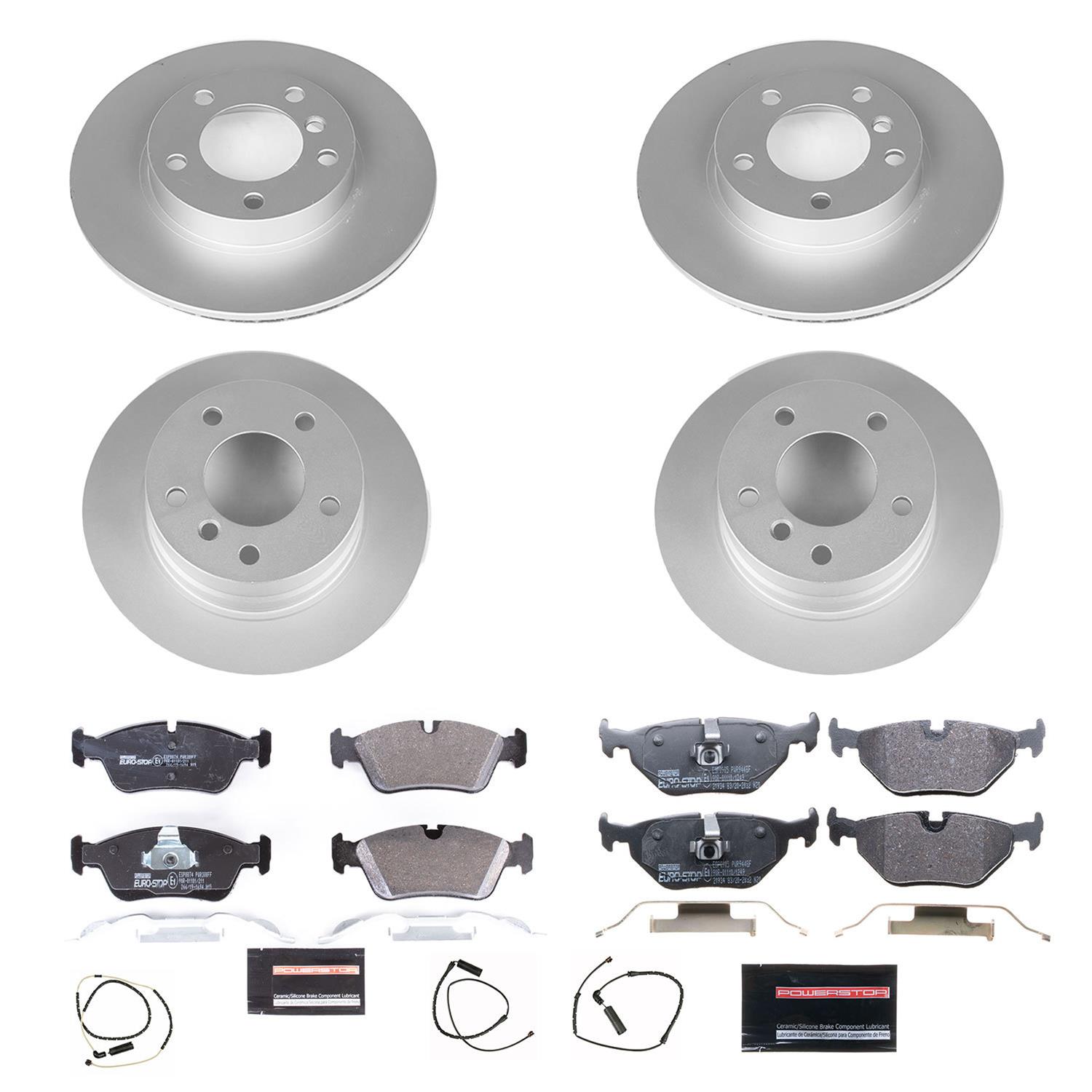 Power Stop 03-05 BMW Z4 Front & Rear Euro-Stop Brake Kit (1x psbESK5130, 1x psbESK496) thumbnail 7