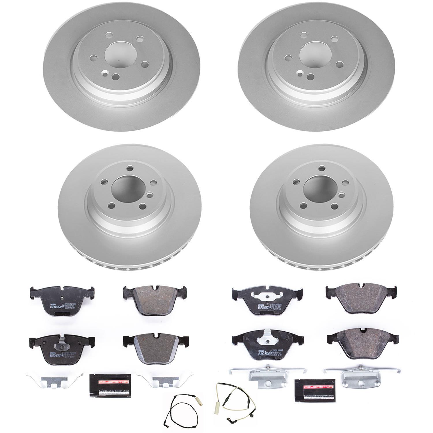 Power Stop 06-08 BMW 750i Front & Rear Euro-Stop Brake Kit (1x psbESK2054, 1x psbESK5283) thumbnail 7