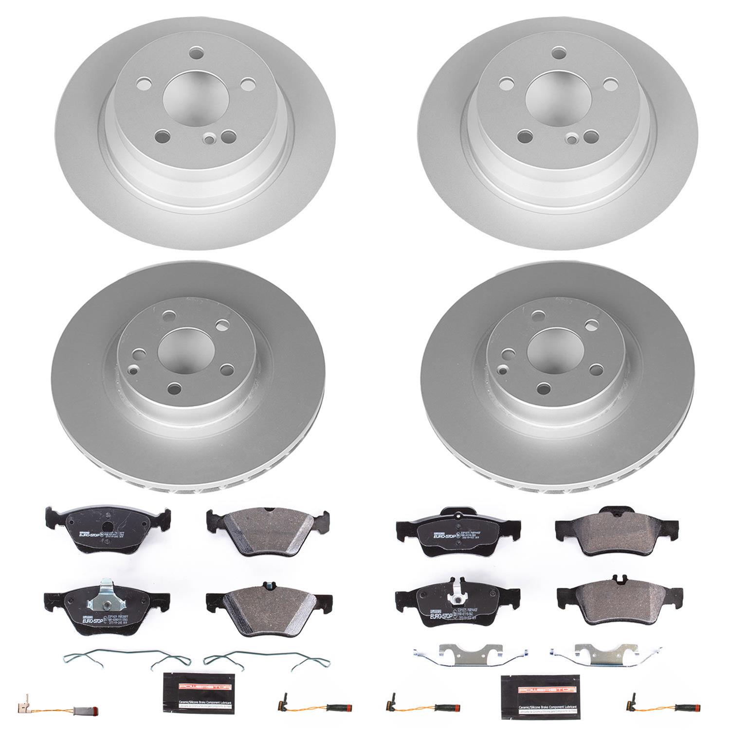 Power Stop 04-05 Mercedes-Benz E320 Front & Rear Euro-Stop Brake Kit (1x psbESK5168, 1x psbESK5320) thumbnail 6