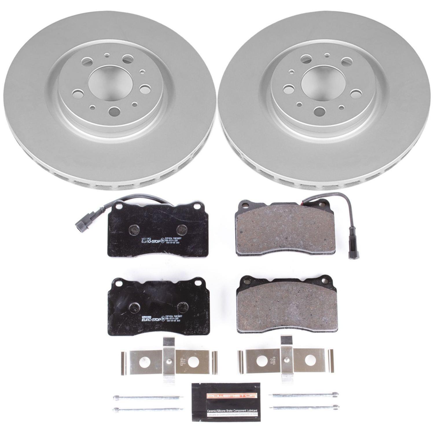 Power Stop 04-07 Volvo S60 Front & Rear Euro-Stop Brake Kit (1x psbESK5039, 1x psbESK4548) thumbnail 8