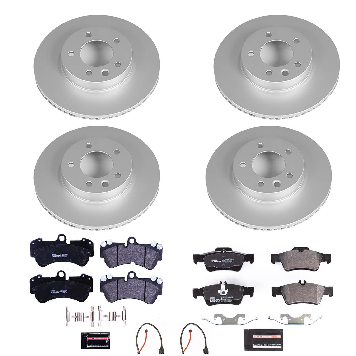 Power Stop 04-06 Porsche Cayenne Front & Rear Euro-Stop Brake Kit (1x psbESK5312, 1x psbESK4554) thumbnail 8