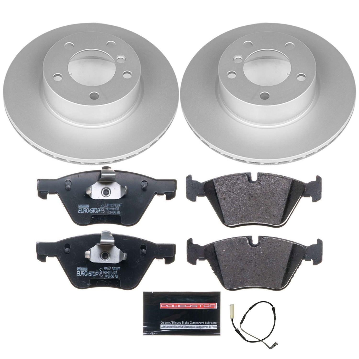 Power Stop 2007 BMW 328i Front & Rear Euro-Stop Brake Kit (1x psbESK044, 1x psbESK4590) thumbnail 7