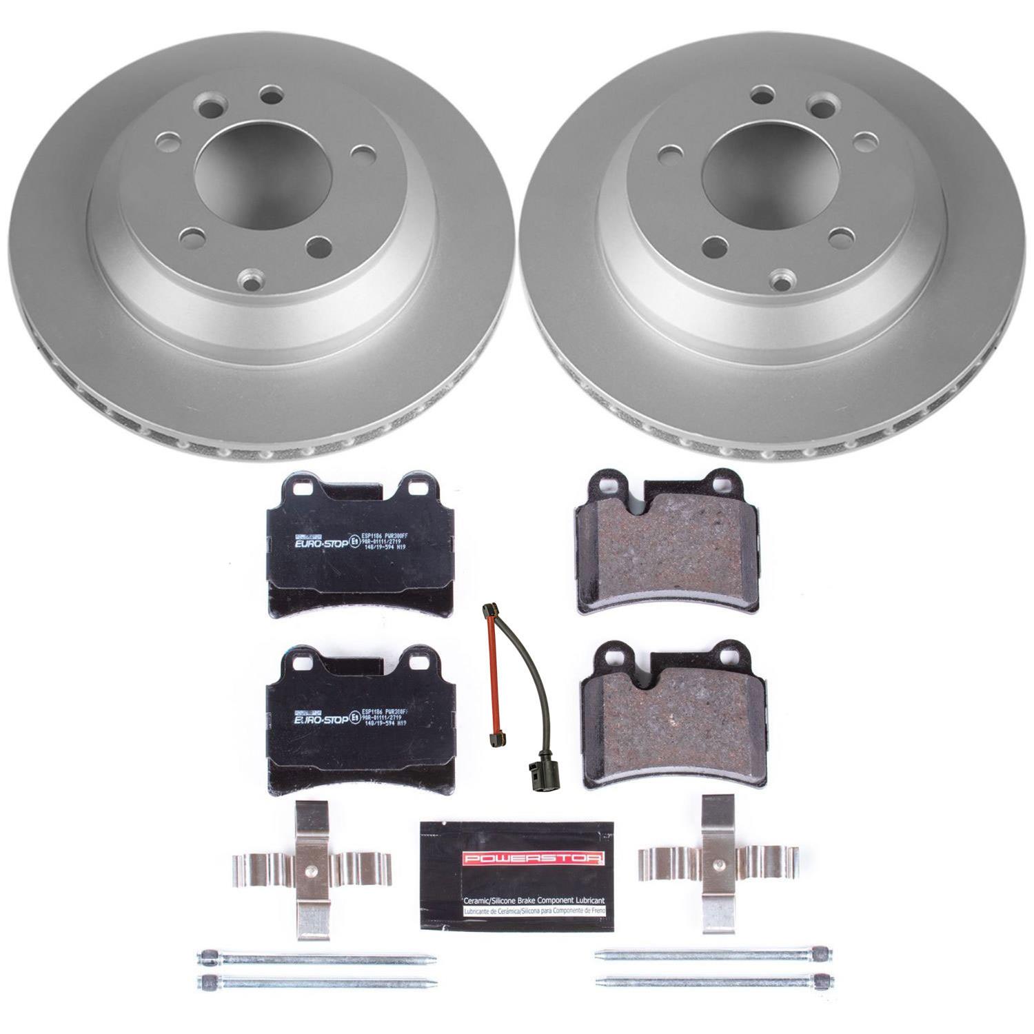 Power Stop Front & Rear Euro-Stop Brake Kit | 2001-2005 Audi Allroad Quattro (ESK892) main image 0