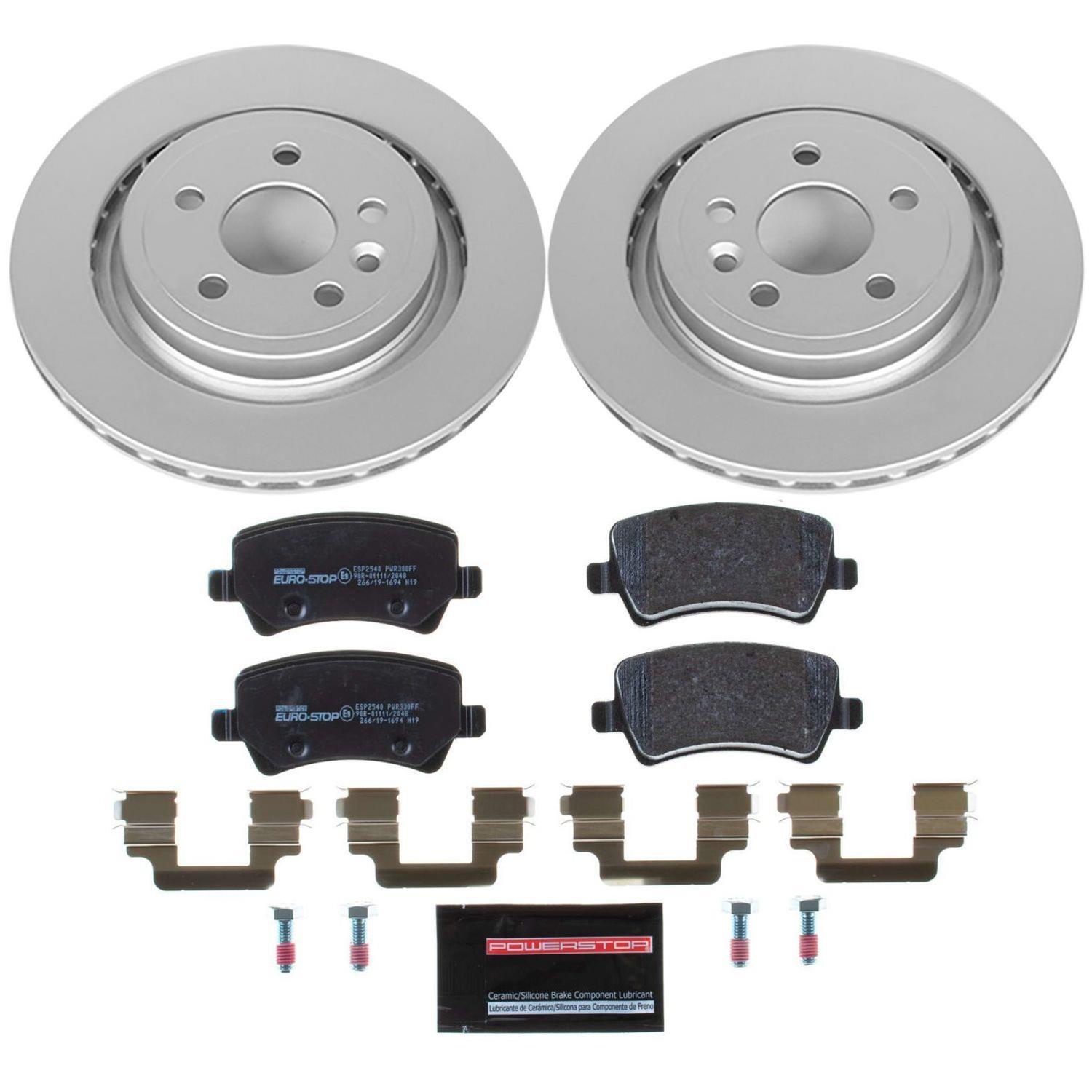 Power Stop Front & Rear Euro-Stop Brake Kit | Multiple BMW Fitments (ESK6925) main image 1