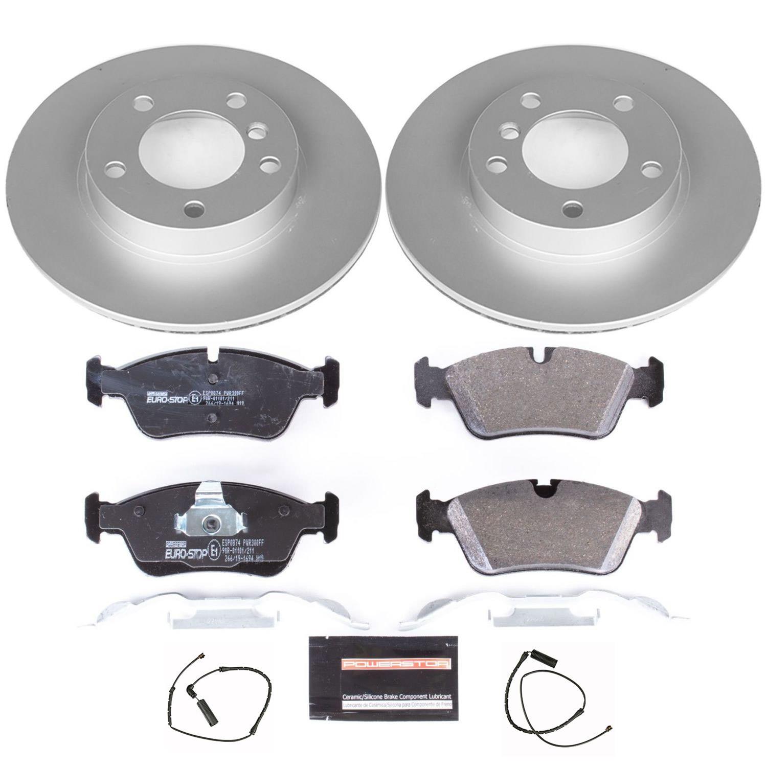 Power Stop Front & Rear Euro-Stop Brake Kit | 2009-2011 Audi A6 Quattro (ESK5355) main image 1