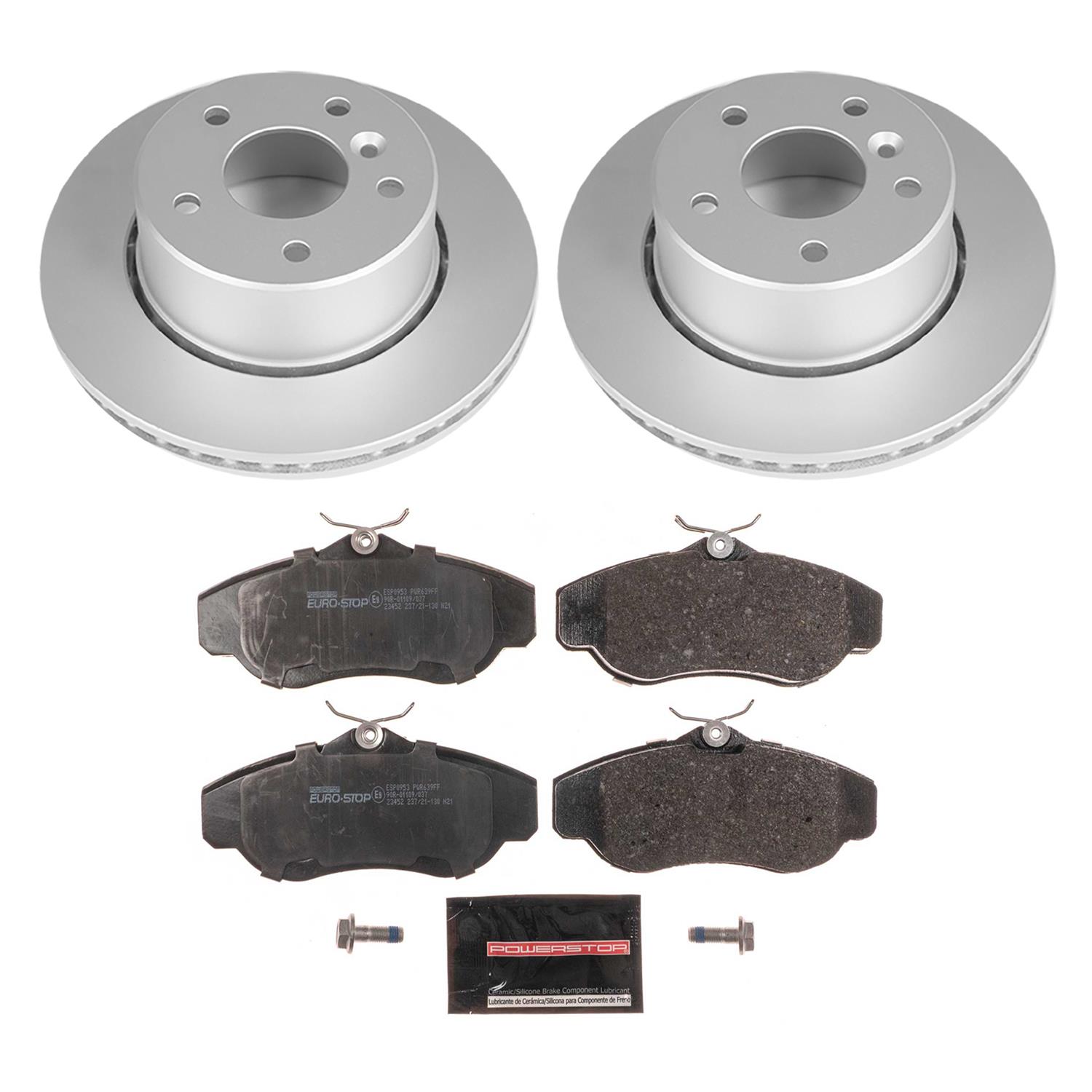 Power Stop 99-04 Land Rover Discovery Front & Rear Euro-Stop Brake Kit (1x psbESK5106, 1x psbESK6152) thumbnail 7