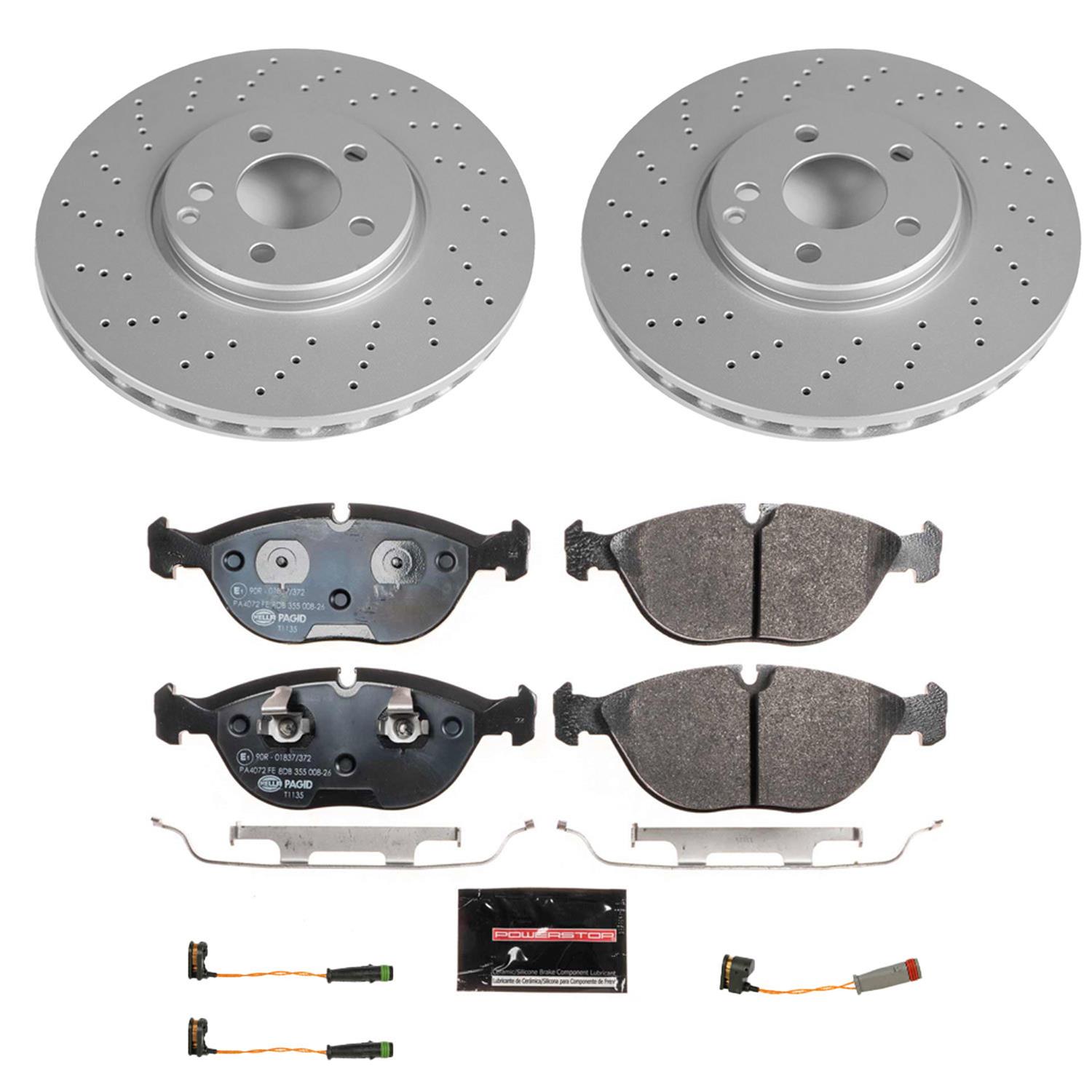 Power Stop 04-05 Mercedes-Benz E500 Front & Rear Euro-Stop Brake Kit (1x psbESK5118, 1x psbESK5322) thumbnail 7