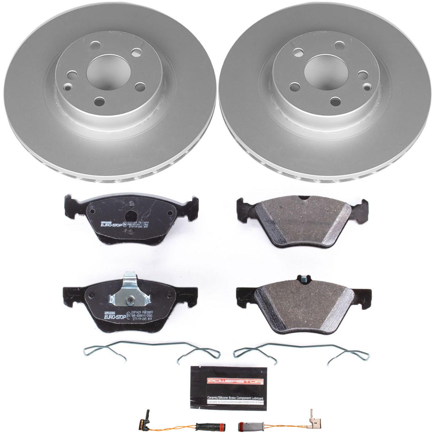 Power Stop 04-05 Mercedes-Benz E320 Front & Rear Euro-Stop Brake Kit (1x psbESK5168, 1x psbESK5320) thumbnail 7