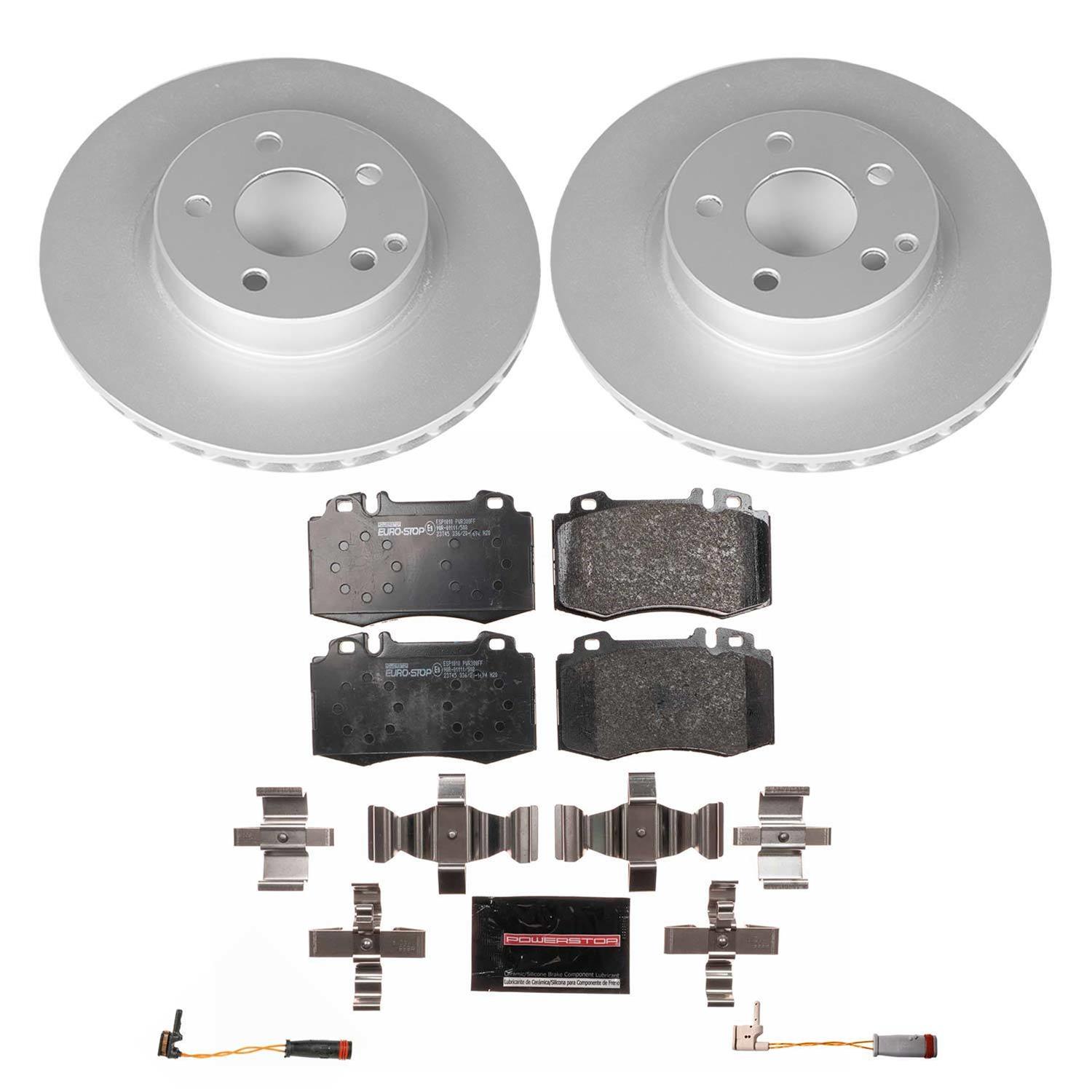Power Stop 04-06 Mercedes-Benz E500 Front and Rear Eurostop Brake Kit thumbnail 7