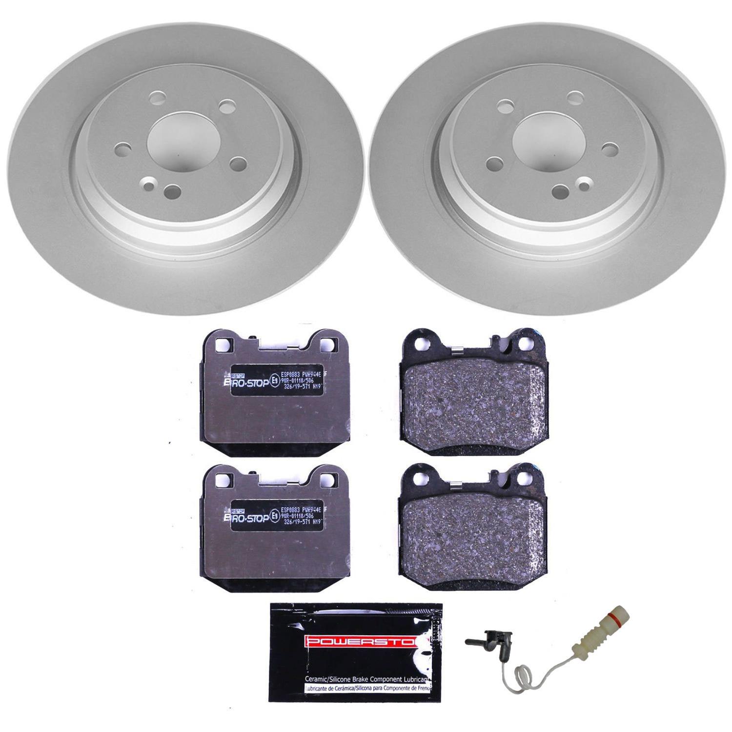 Power Stop 00-01 Mercedes-Benz ML430 Front & Rear Euro-Stop Brake Kit (1x psbESK5236, 1x psbESK5261) thumbnail 6
