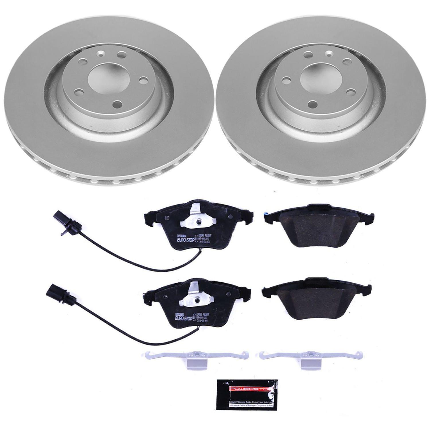 Power Stop 05-11 Audi A6 Quattro Front & Rear Euro-Stop Brake Kit (1x psbESK4567, 1x psbESK5277) thumbnail 9