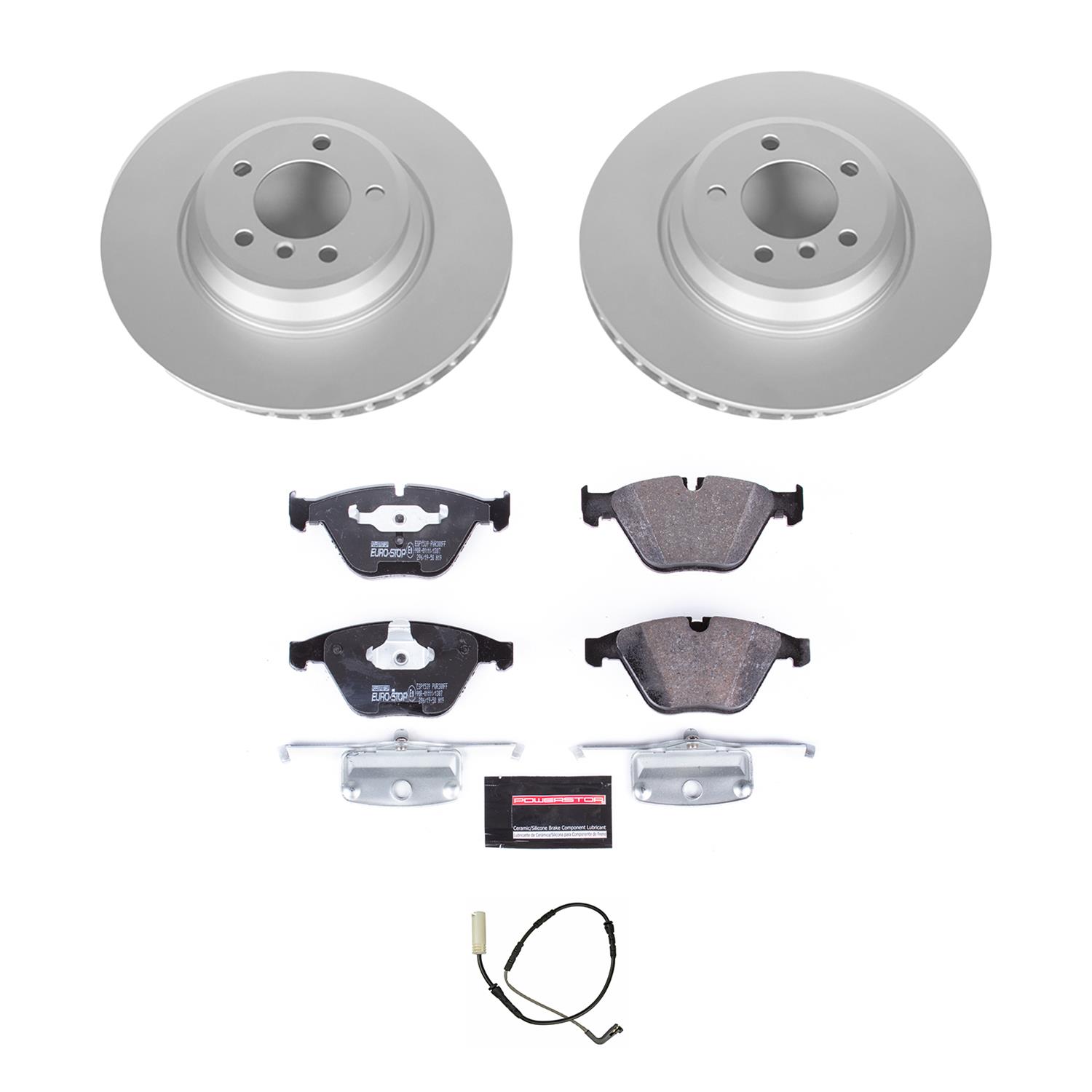 Power Stop 2009 BMW 335d Front & Rear Euro-Stop Brake Kit (1x psbESK045, 1x psbESK5281A) thumbnail 9