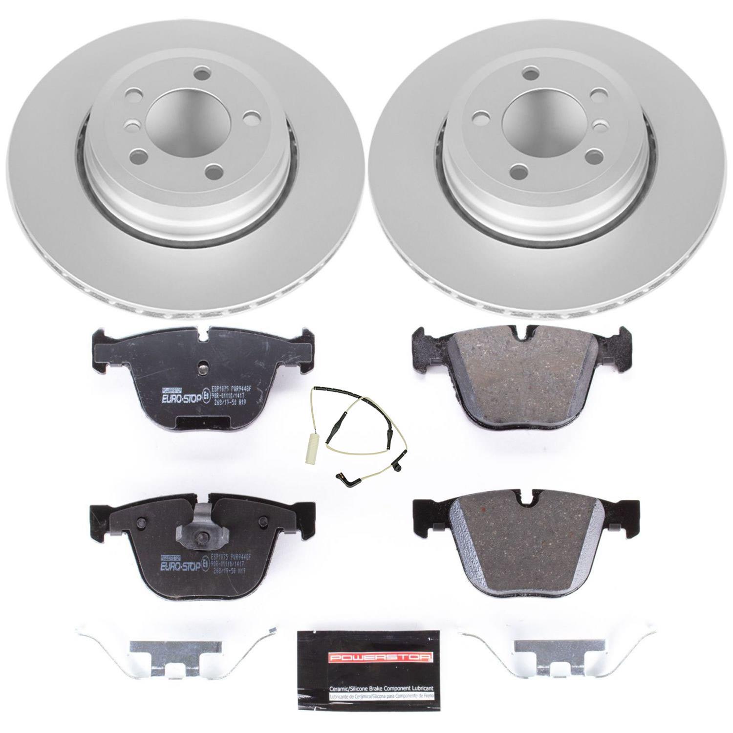 Power Stop 06-08 BMW 750i Front & Rear Euro-Stop Brake Kit (1x psbESK2054, 1x psbESK5283) thumbnail 8