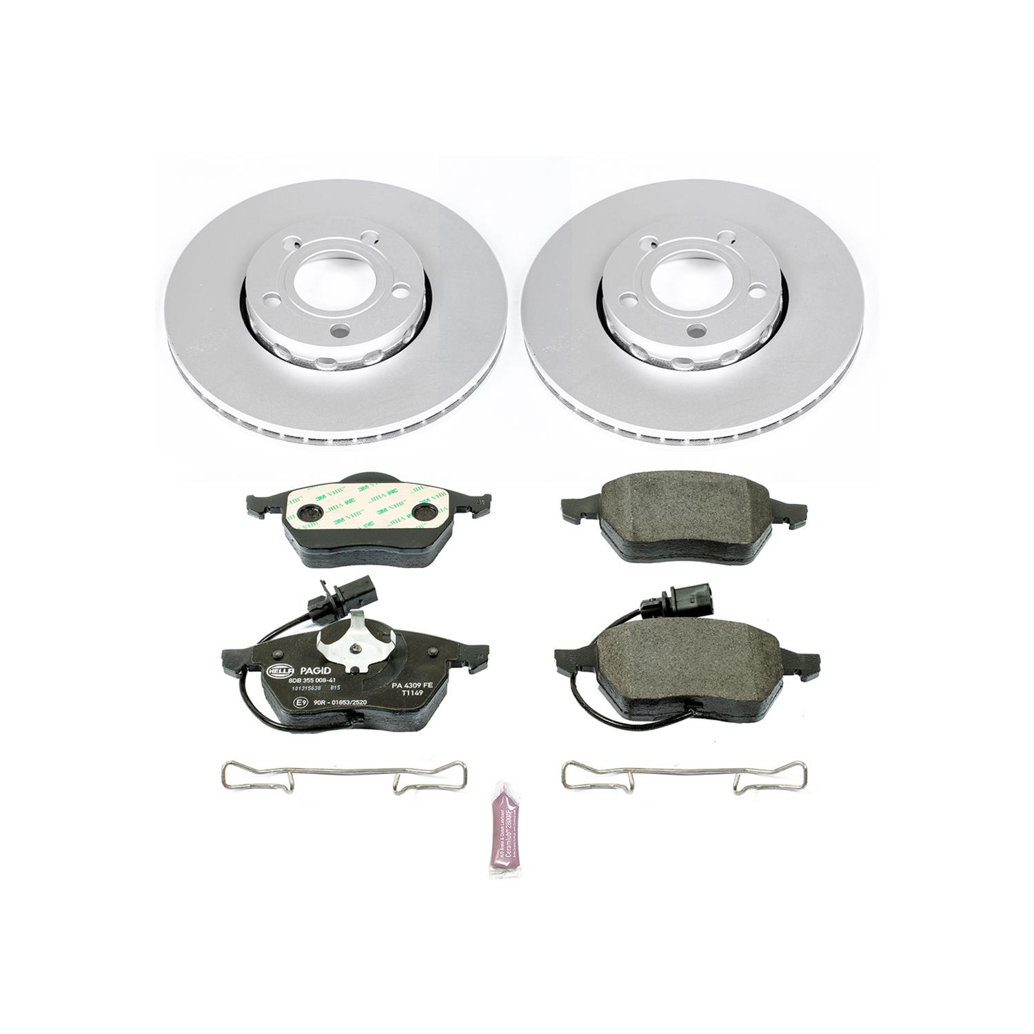 Power Stop ESK5734 Rear Euro-Stop Brake Kit