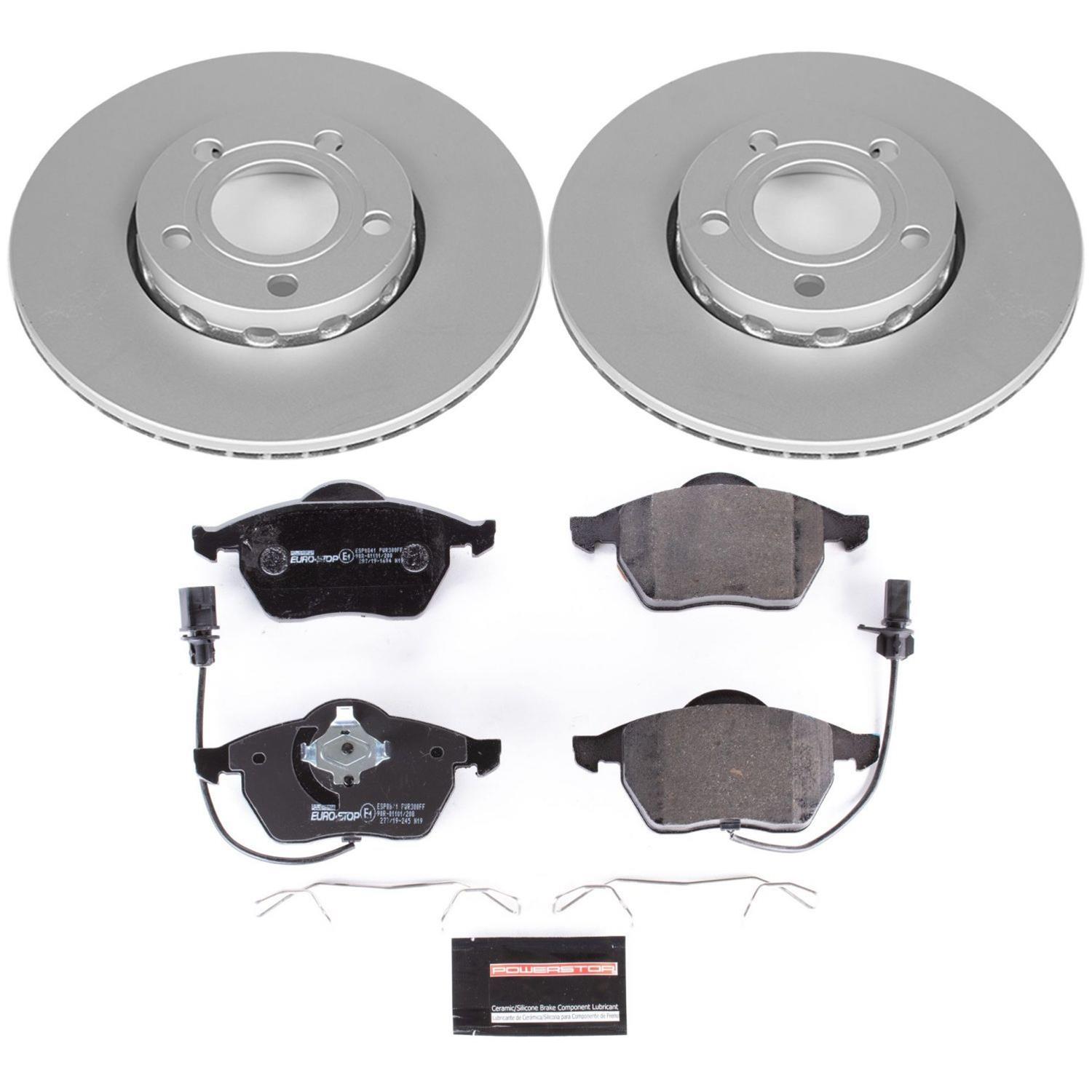 Power Stop 04-06 Audi A4 Quattro Front & Rear Euro-Stop Brake Kit (1x psbESK3109, 1x psbESK528) thumbnail 7