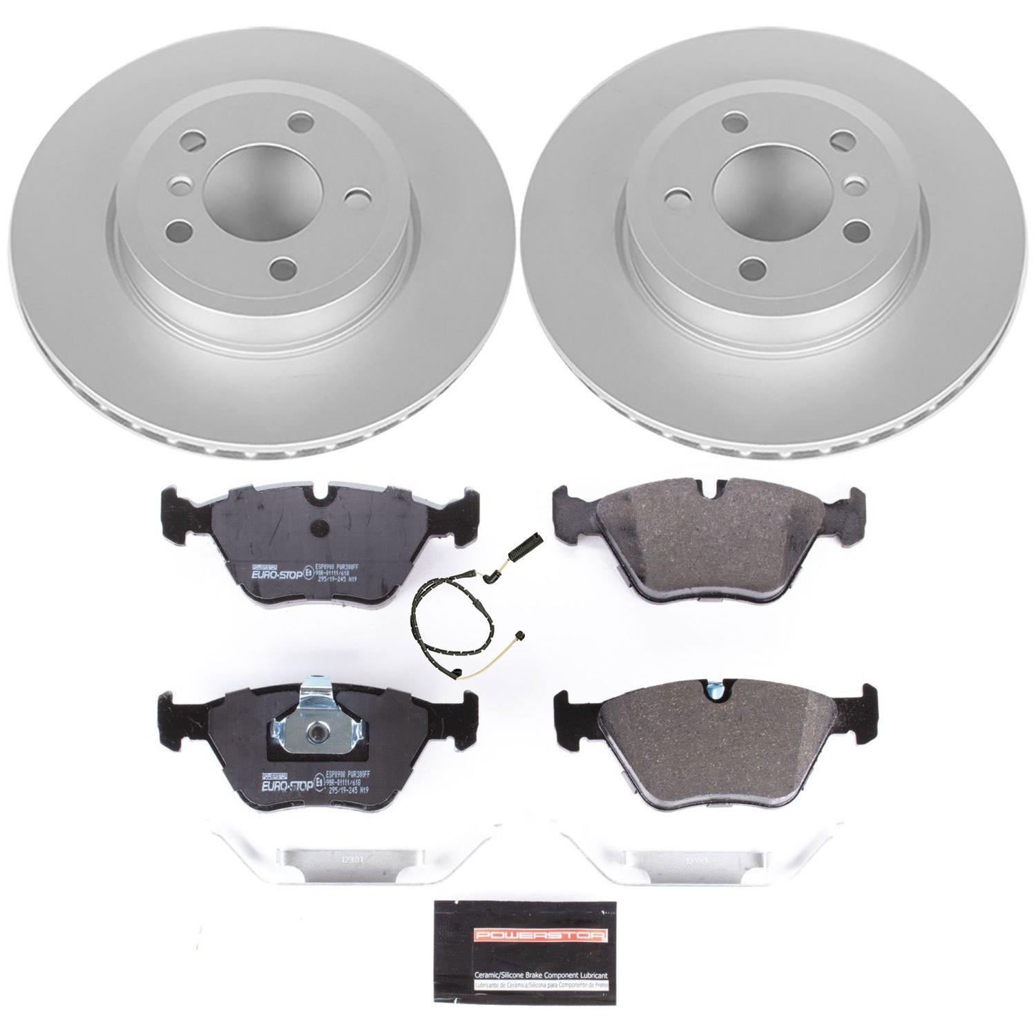 Power Stop 04-10 BMW X3 Front & Rear Euro-Stop Brake Kit (1x psbESK5298, 1x psbESK5738) thumbnail 9