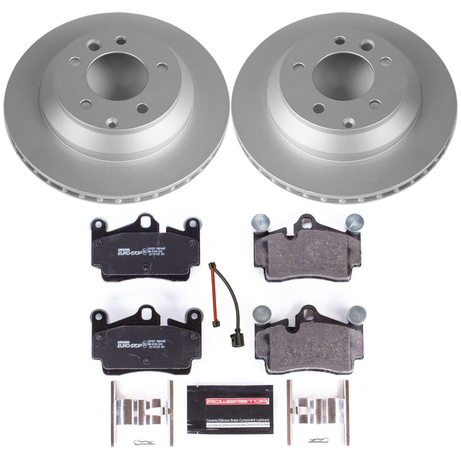 Power Stop 07-15 Audi Q7 Front & Rear Euro-Stop Brake Kit (1x psbESK5312, 1x psbESK4558) thumbnail 7