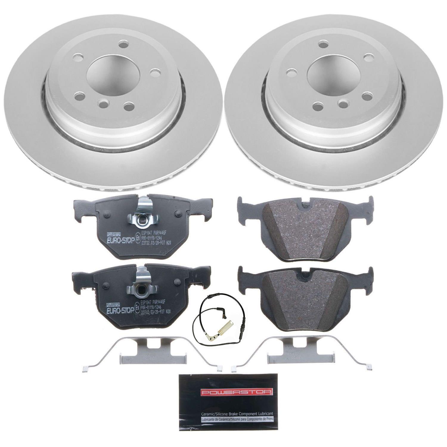 Power Stop 04-06 BMW 525i Front & Rear Euro-Stop Brake Kit (1x psbESK5361, 1x psbESK2110) thumbnail 5