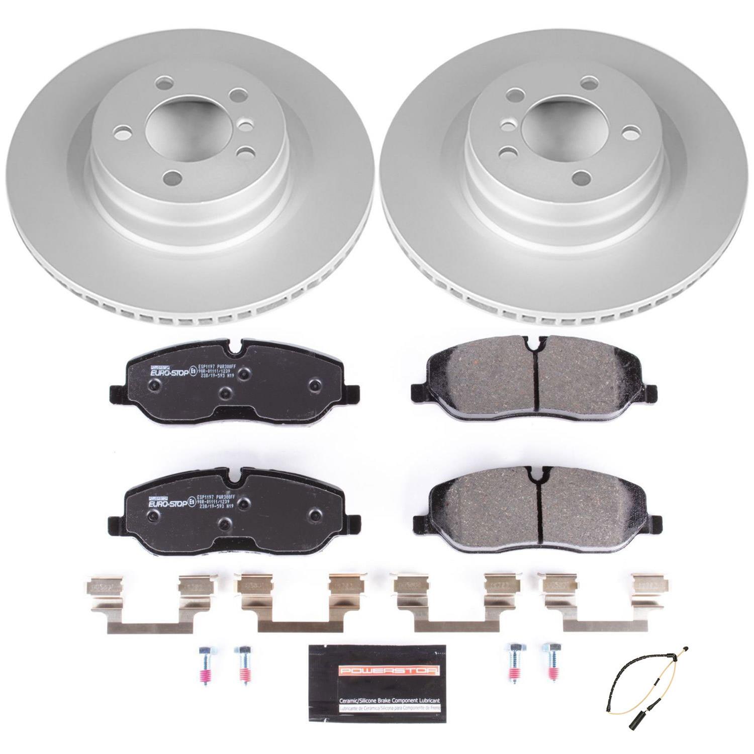 Power Stop 06-09 Land Rover Range Rover Front & Rear Euro-Stop Brake Kit (1x psbESK5624, 1x psbESK5419) thumbnail 7