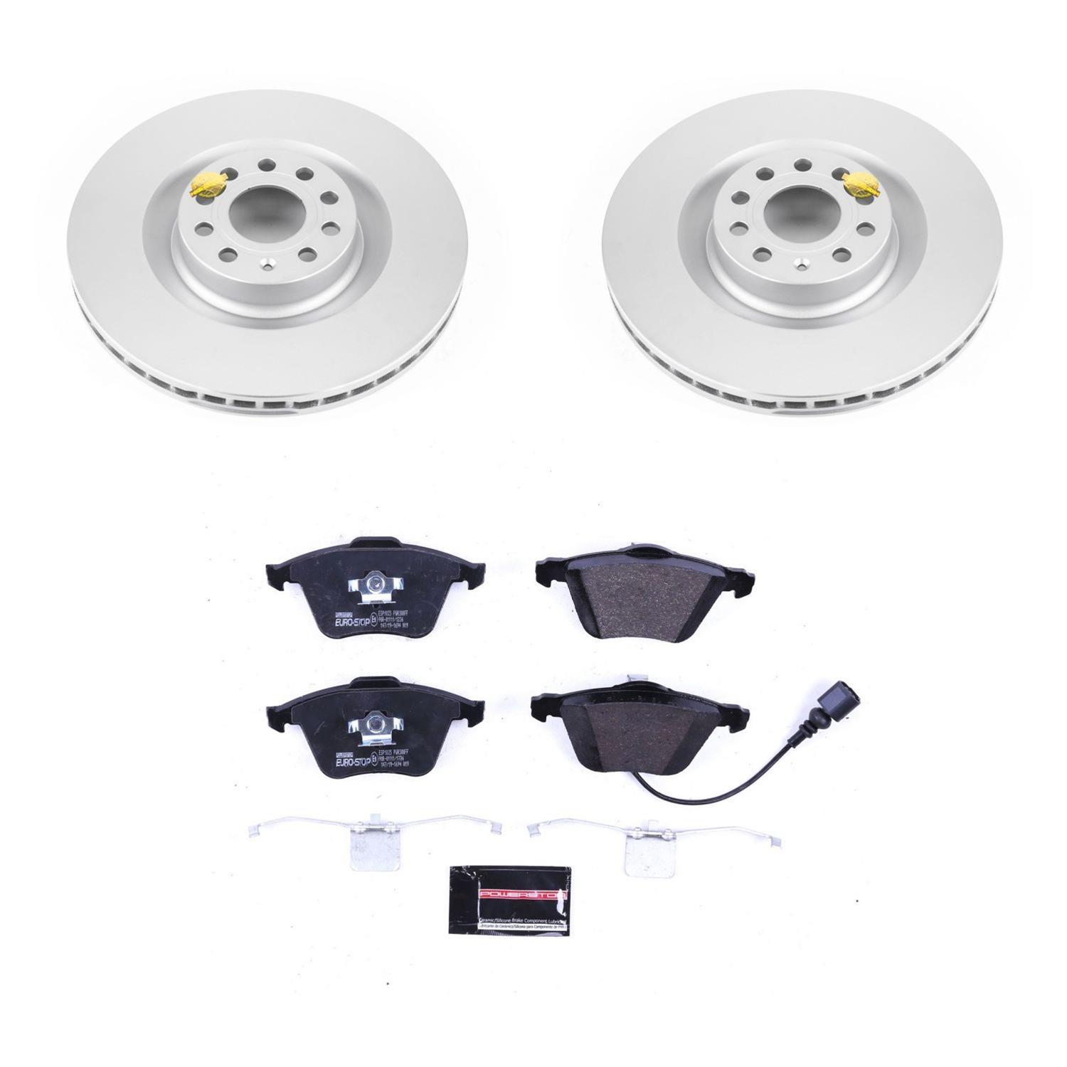 Power Stop 09-11 Volkswagen CC Front & Rear Euro-Stop Brake Kit (1x psbESK4628, 1x psbESK5425) thumbnail 9