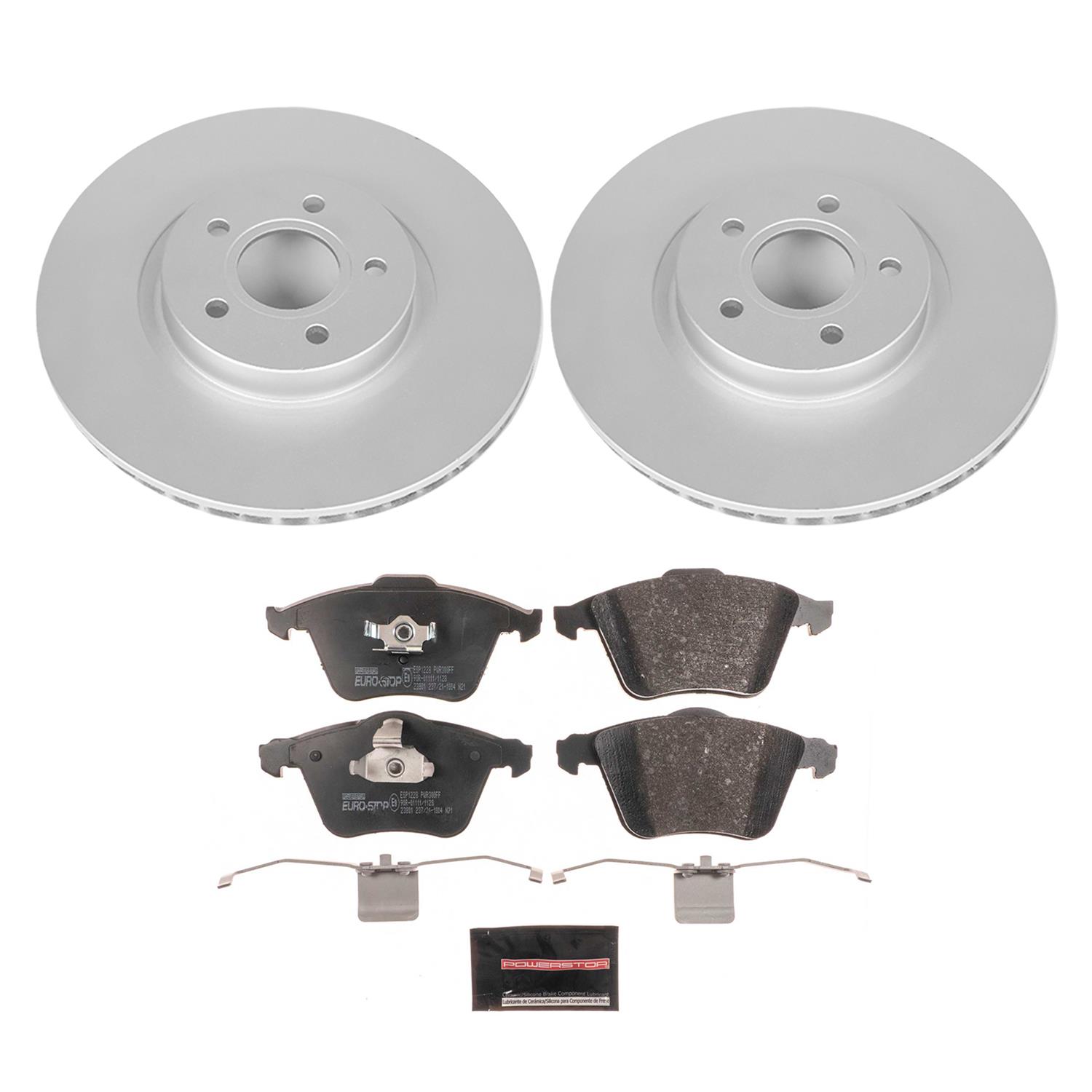 Power Stop 06-13 Volvo C70 Front & Rear Euro-Stop Brake Kit (1x psbESK4613, 1x psbESK5430) thumbnail 9