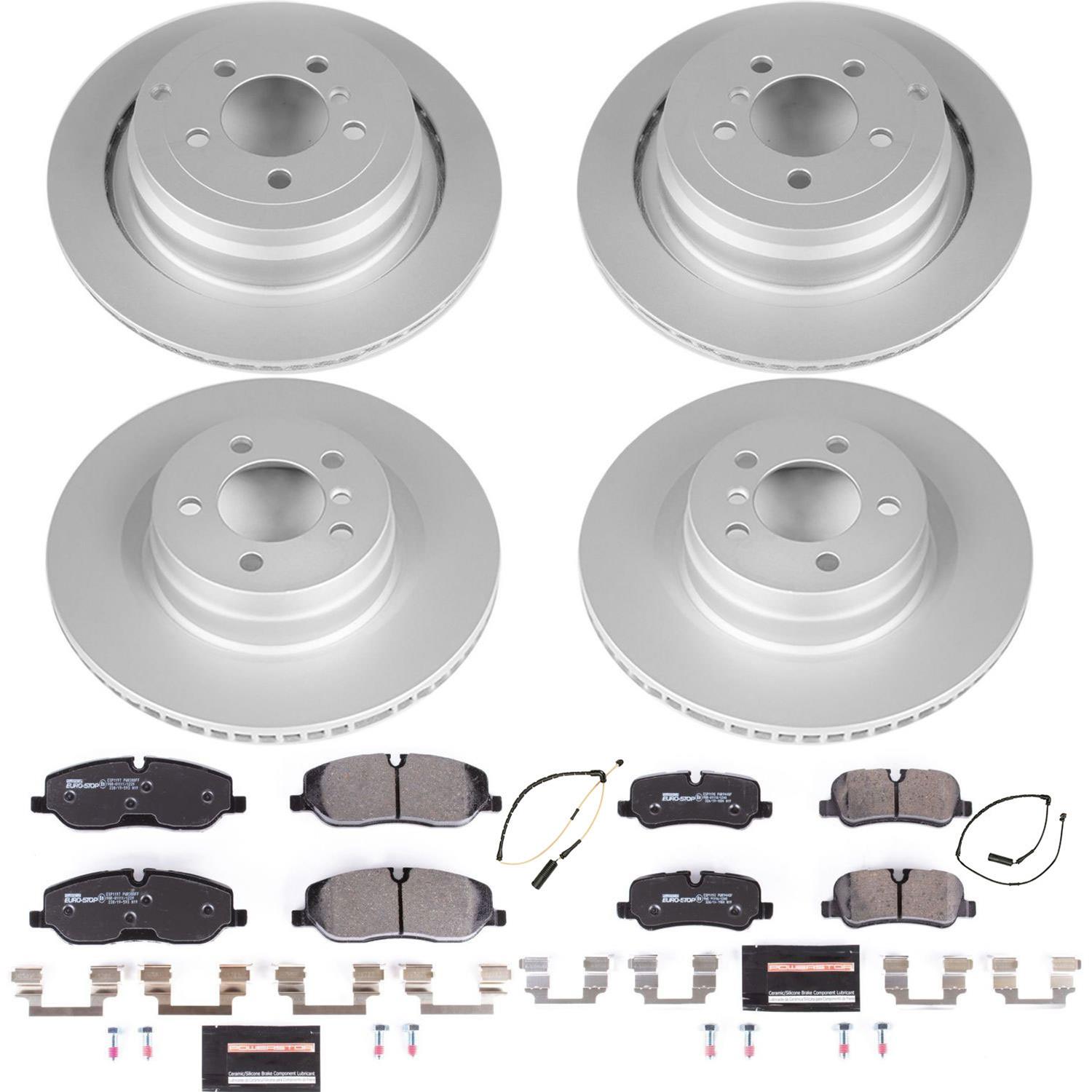 Power Stop 06-09 Land Rover Range Rover Front & Rear Euro-Stop Brake Kit (1x psbESK5624, 1x psbESK5419) thumbnail 6