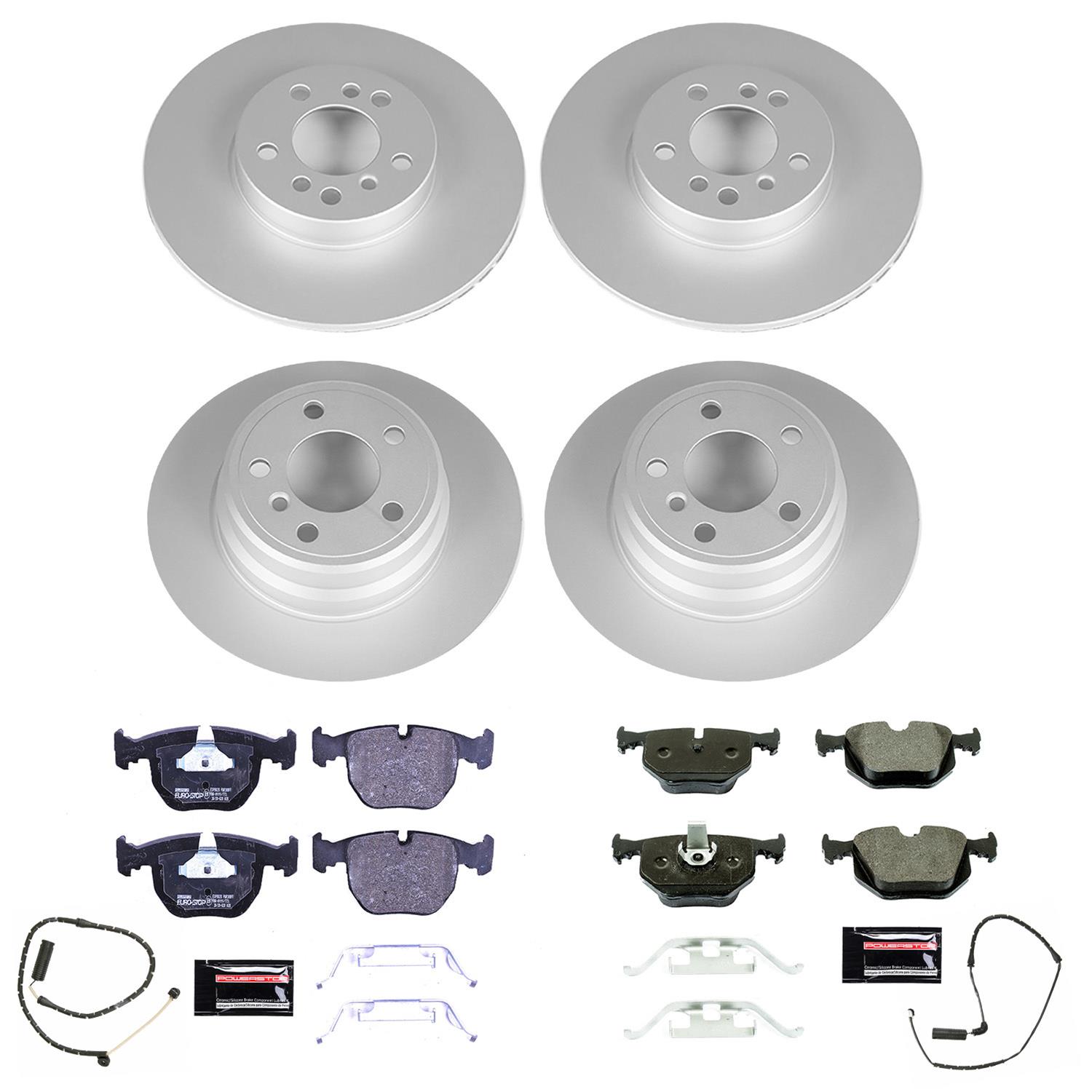 Power Stop 00-06 BMW X5 Front & Rear Euro-Stop Brake Kit (1x psbESK5720, 1x psbESK879) thumbnail 3