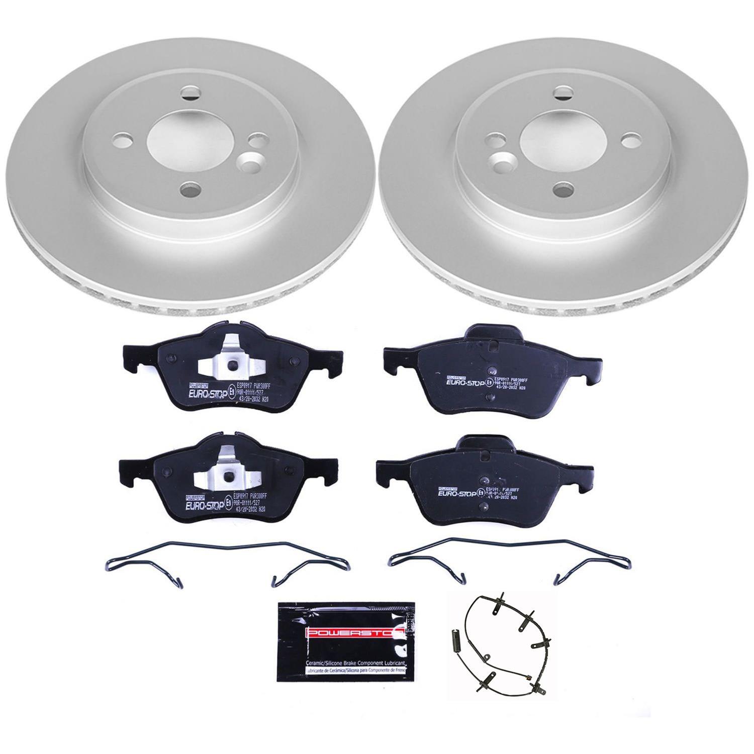 Power Stop 02-06 Mini Cooper Front & Rear Euro-Stop Brake Kit (1x psbESK5724, 1x psbESK5726) thumbnail 9