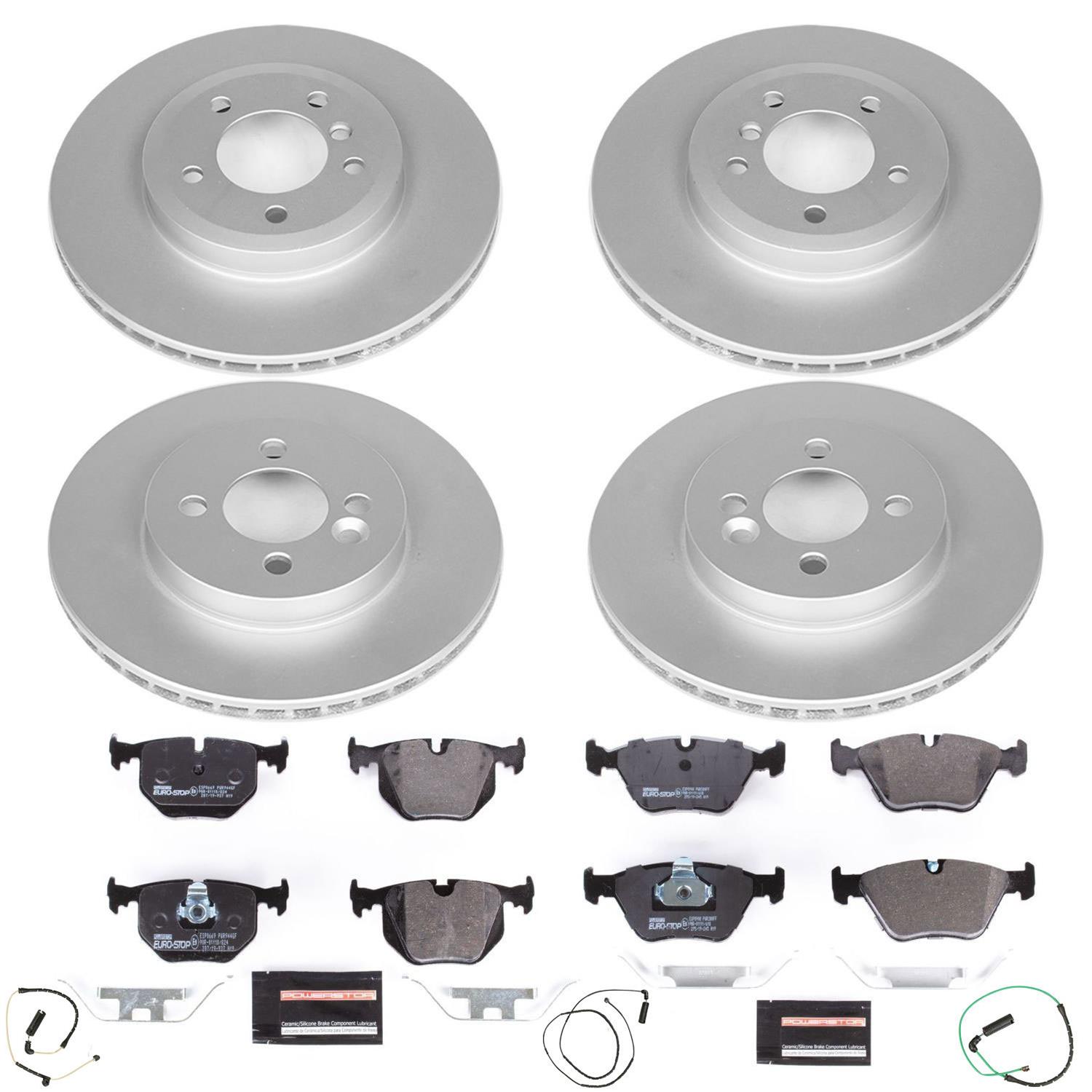 Power Stop 01-06 BMW 330Ci Front & Rear Euro-Stop Brake Kit (1x psbESK928, 1x psbESK5729) thumbnail 6