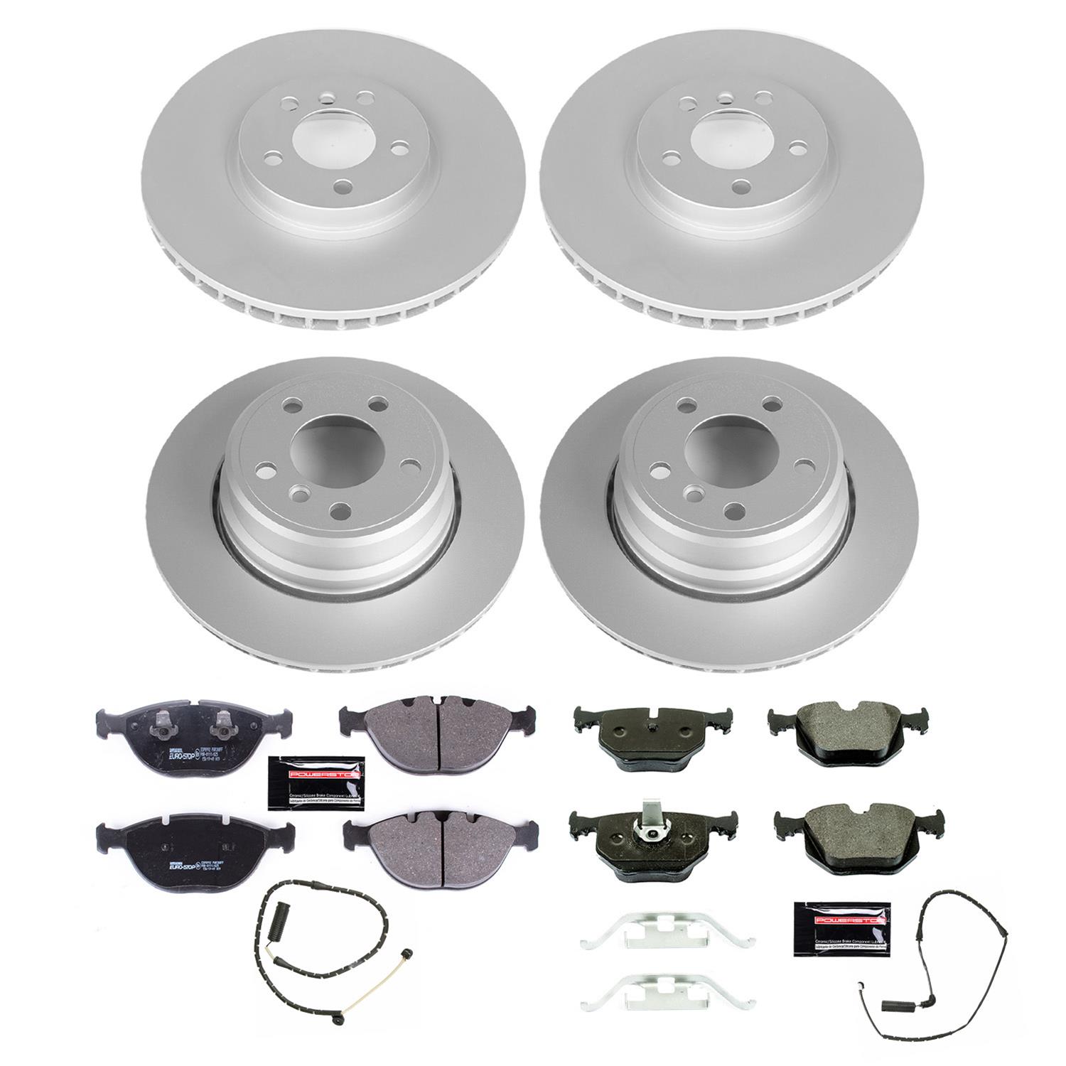 Power Stop 05-06 BMW X5 Front and Rear Eurostop Brake Kit (1x psbSW-0479, 1x psbESK5734, 2x psbEBR667EVC, 1x psbESP0992) thumbnail 7