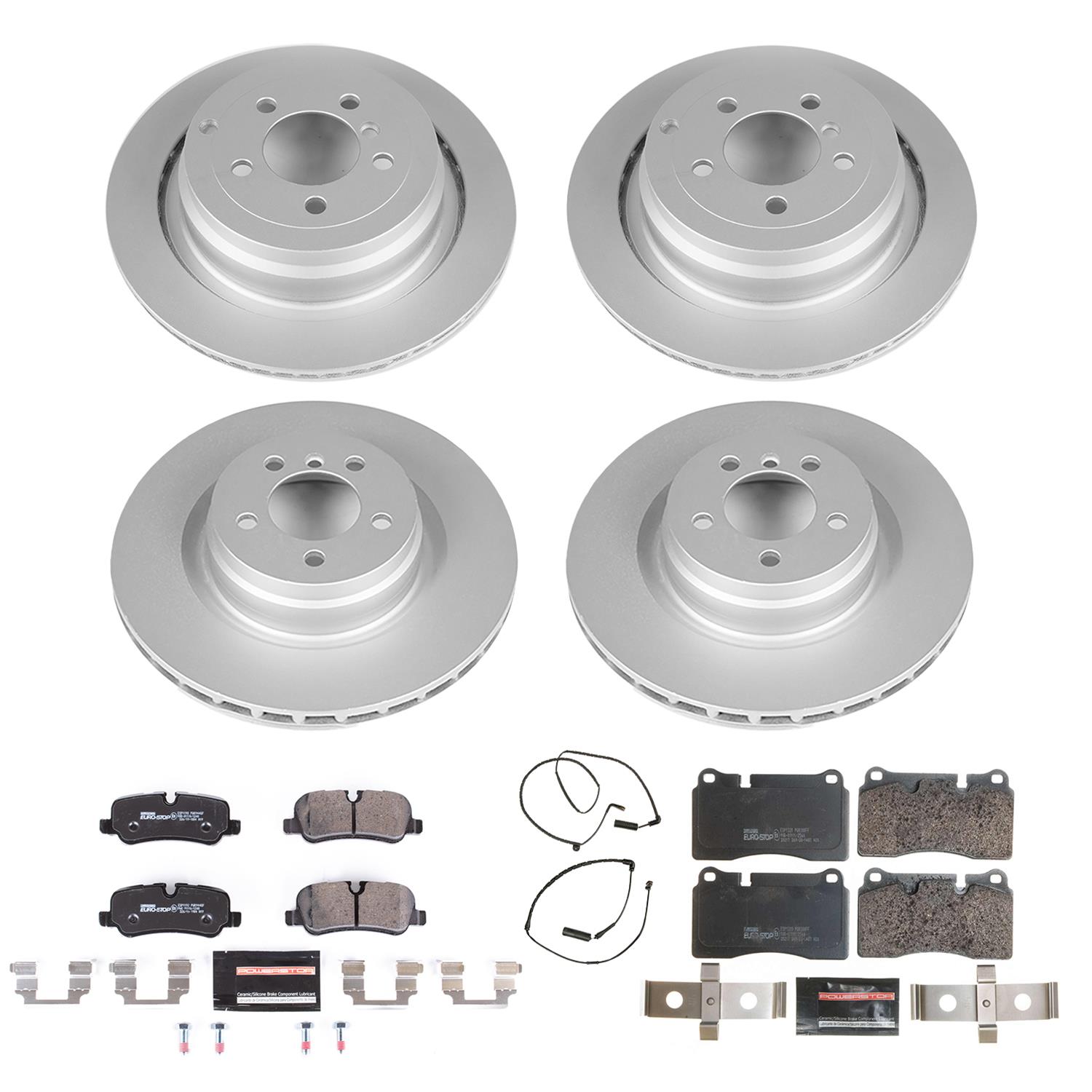 Power Stop 06-09 Land Rover Range Rover Front & Rear Euro-Stop Brake Kit (1x psbESK5624, 1x psbESK5424) thumbnail 5